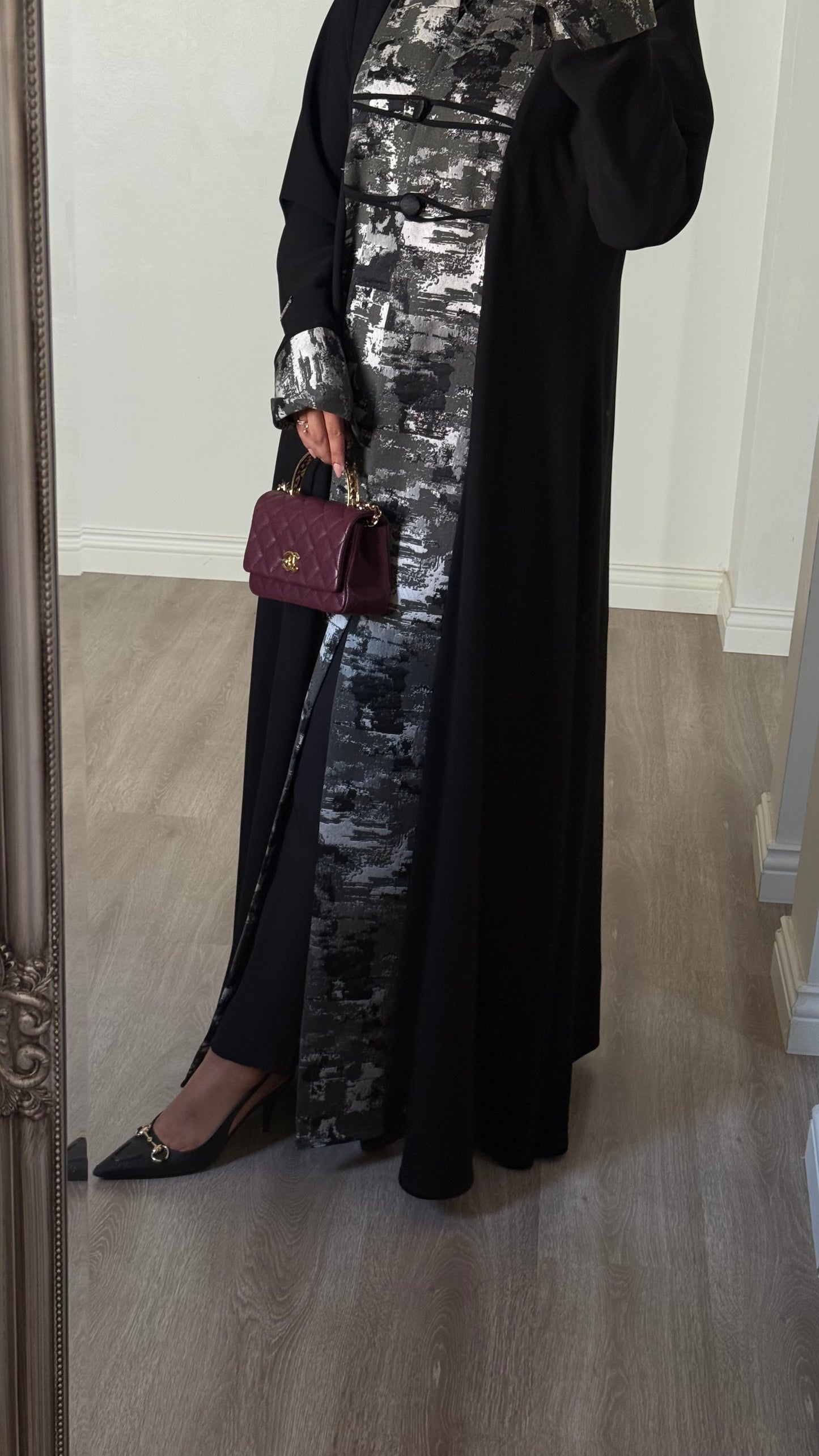 Noir Jacquard Abaya