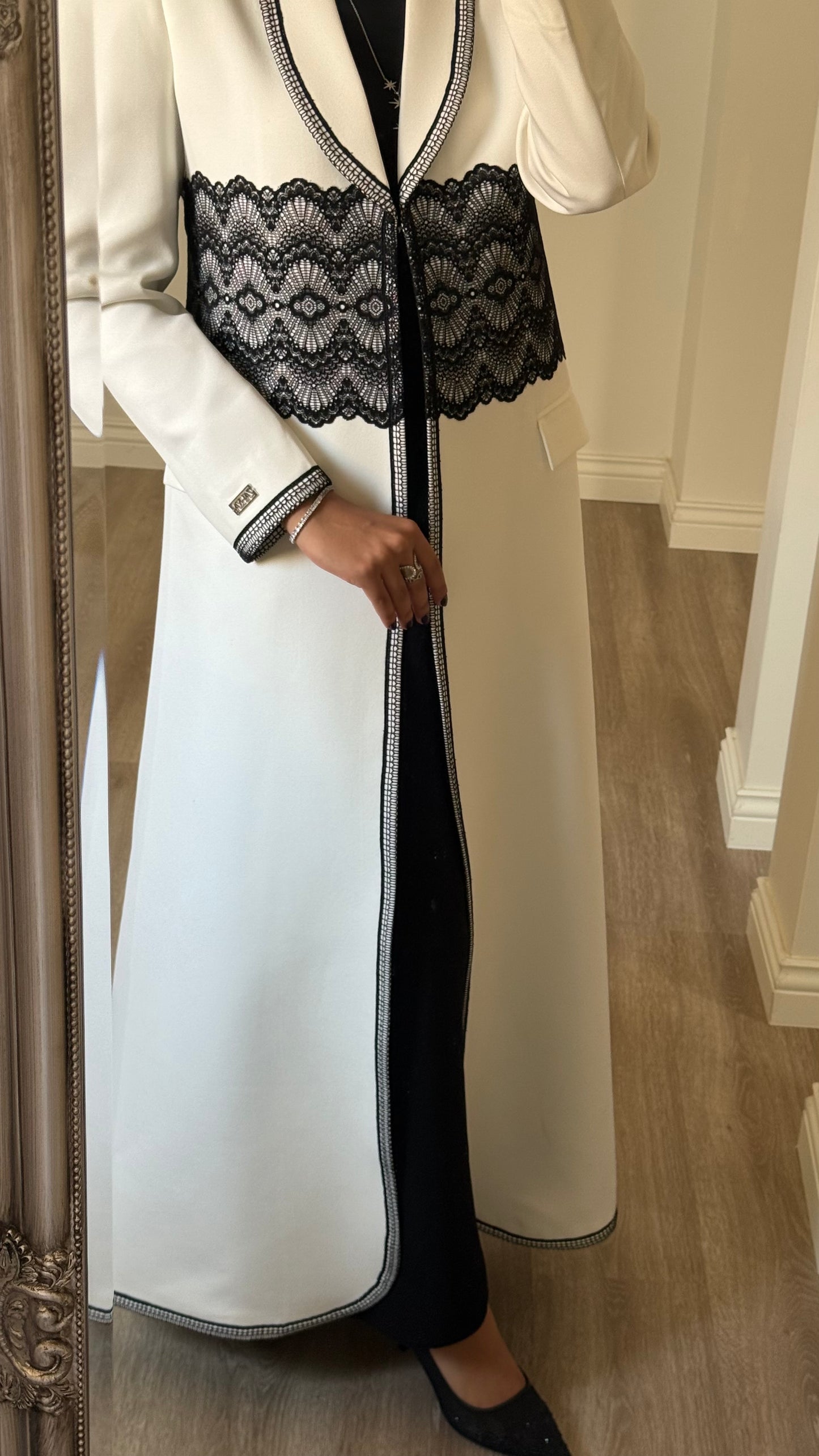 White Noir Lace