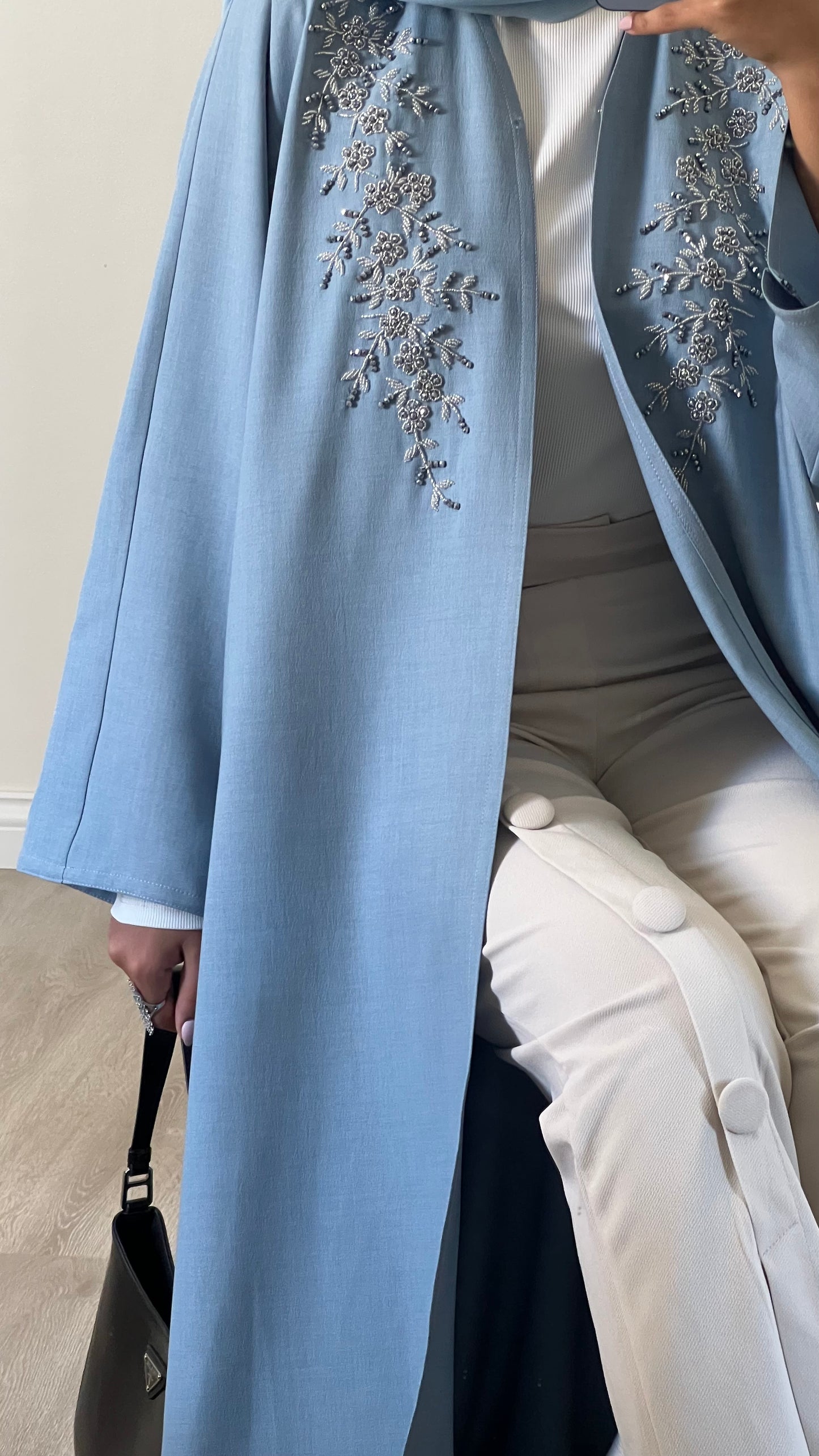 Blue abaya