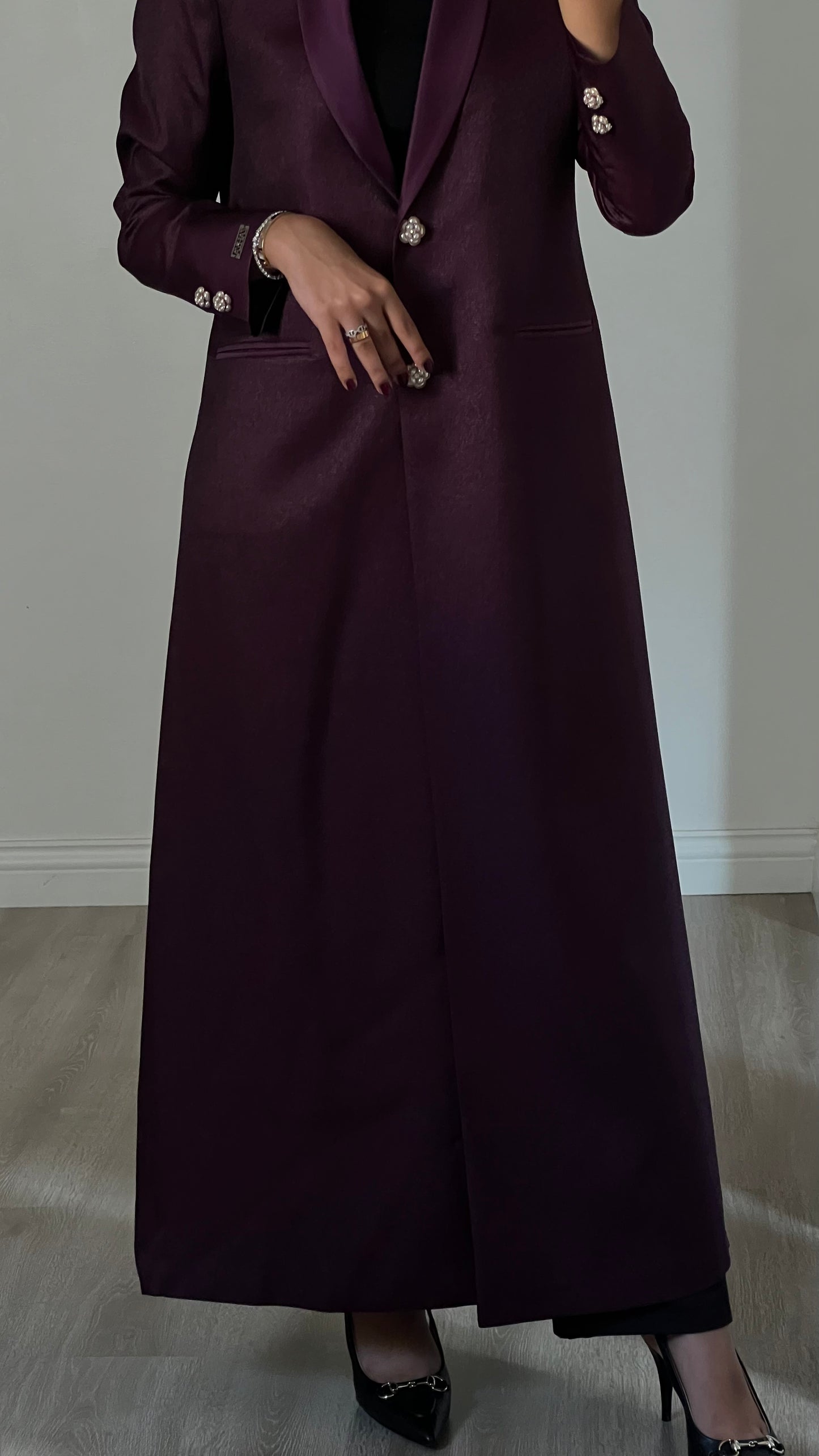 Glamour in dark purple