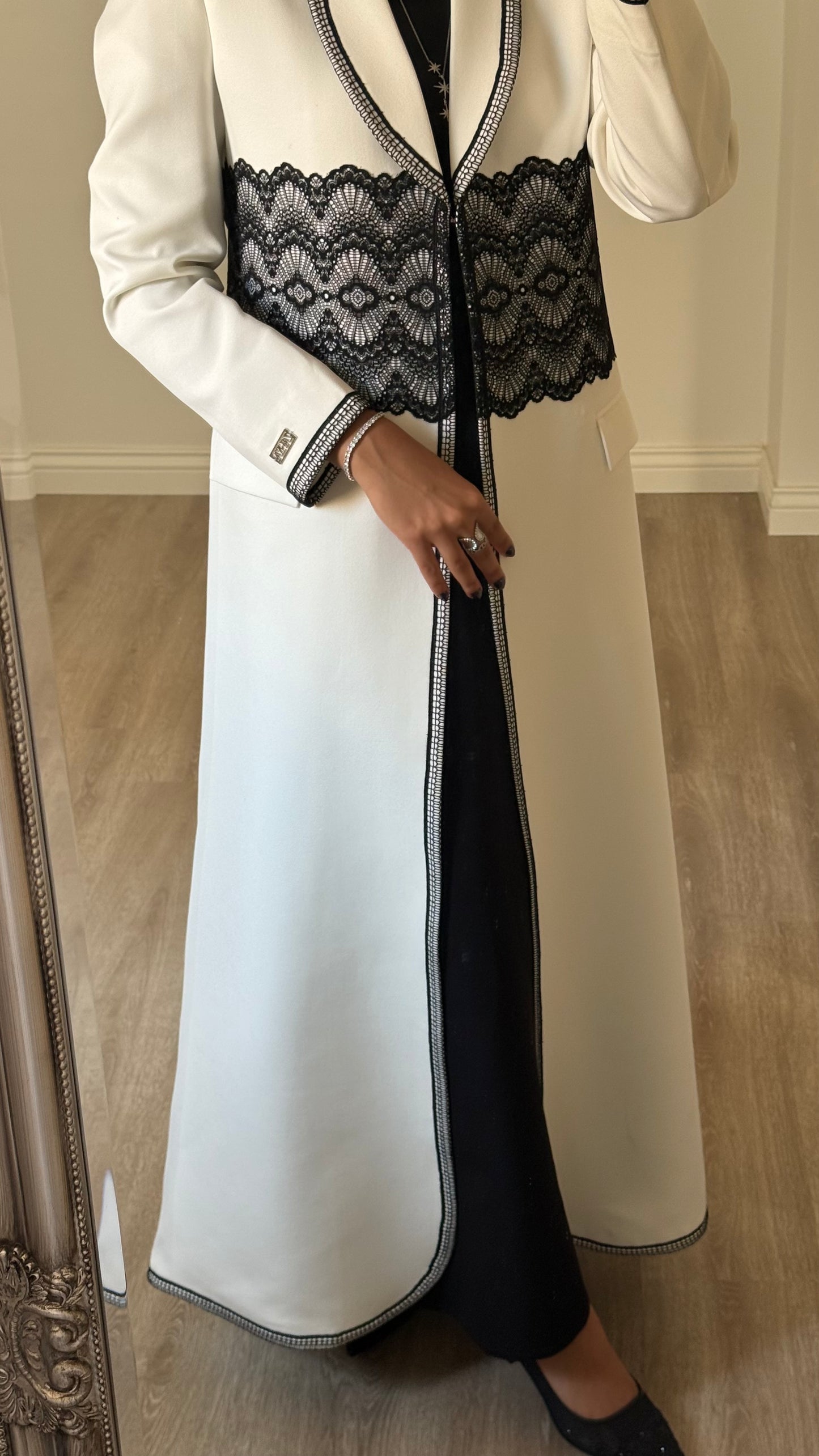 White Noir Lace