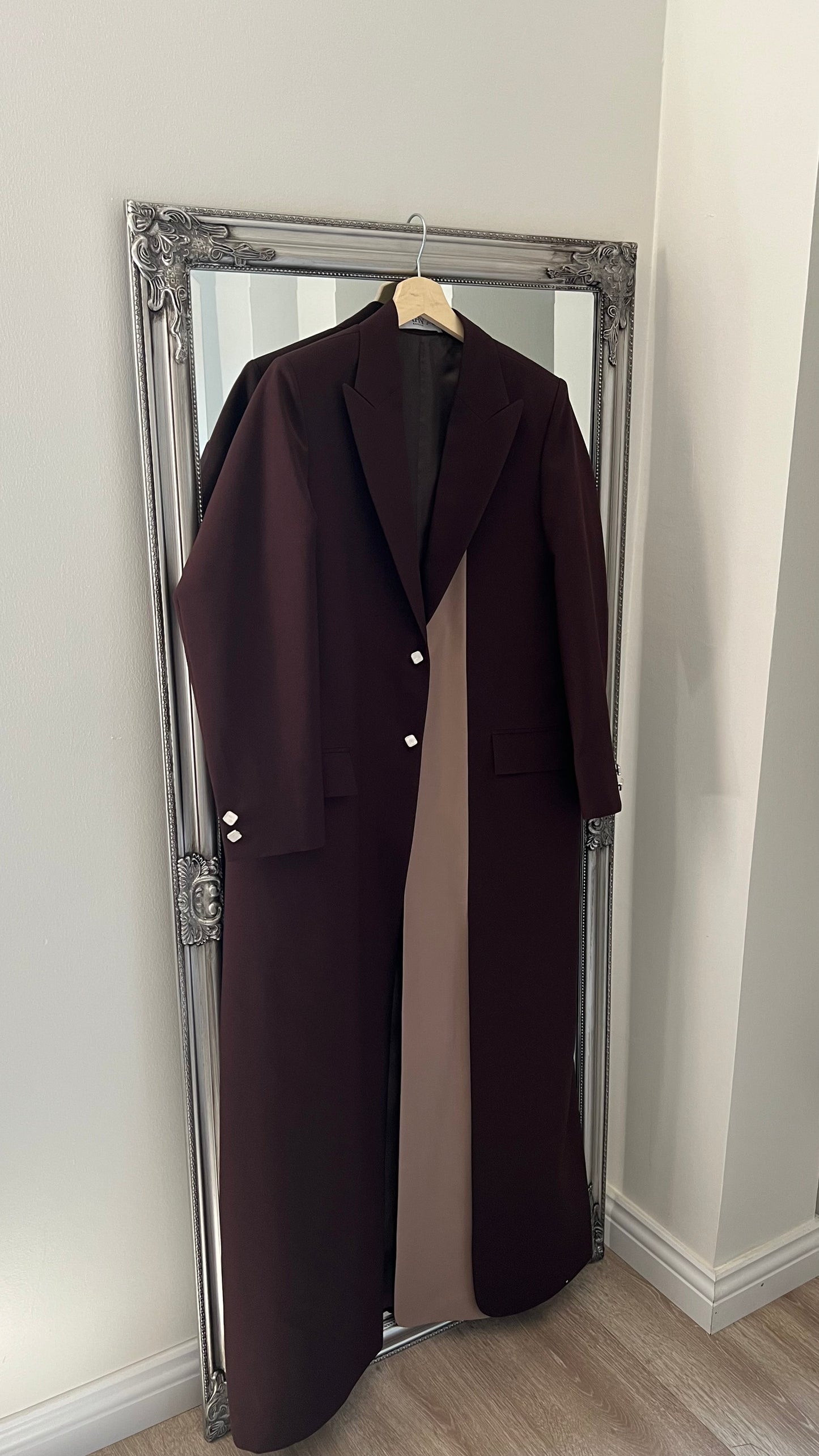 Brown 92 & light brown blazer