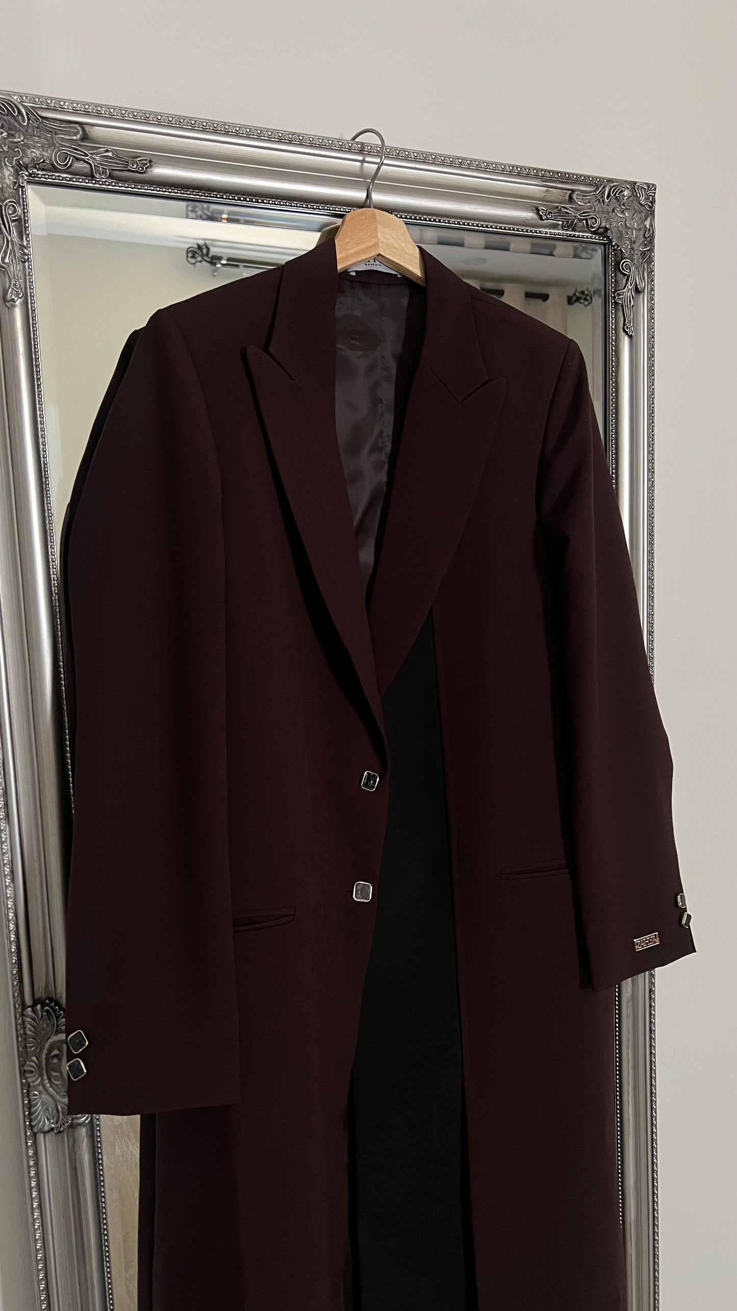 Brown 92 & black blazer