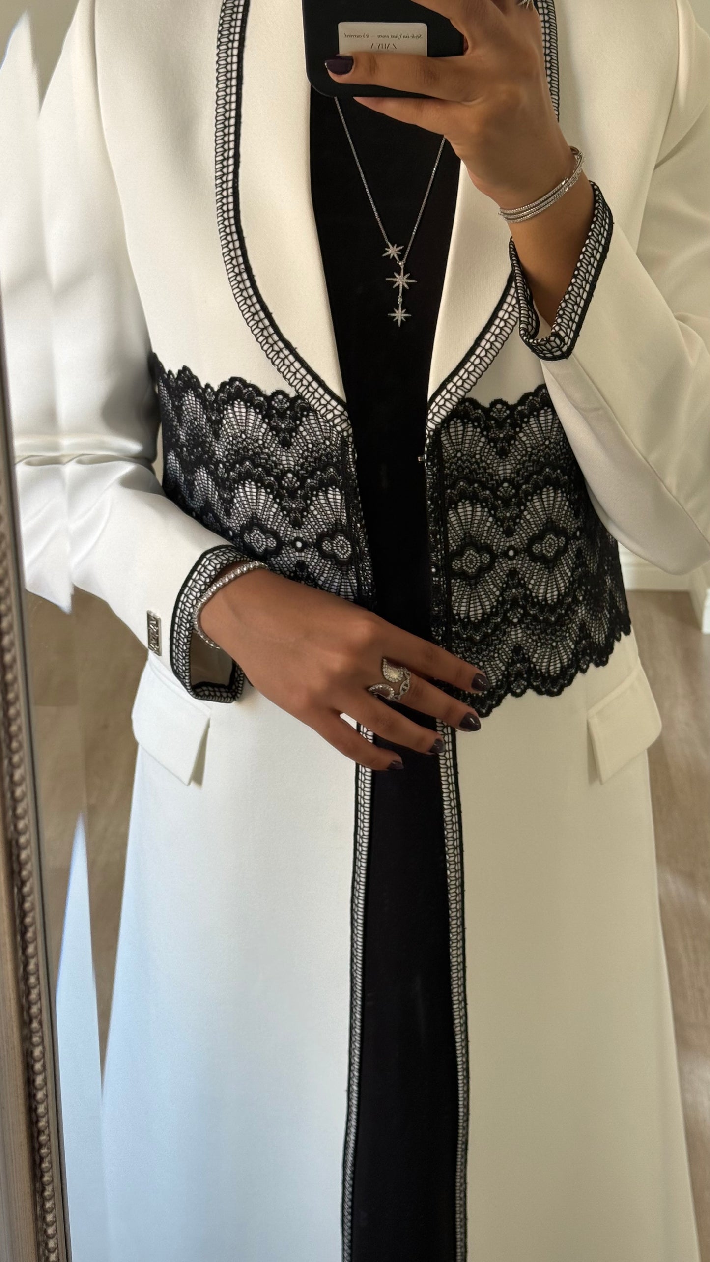 White Noir Lace