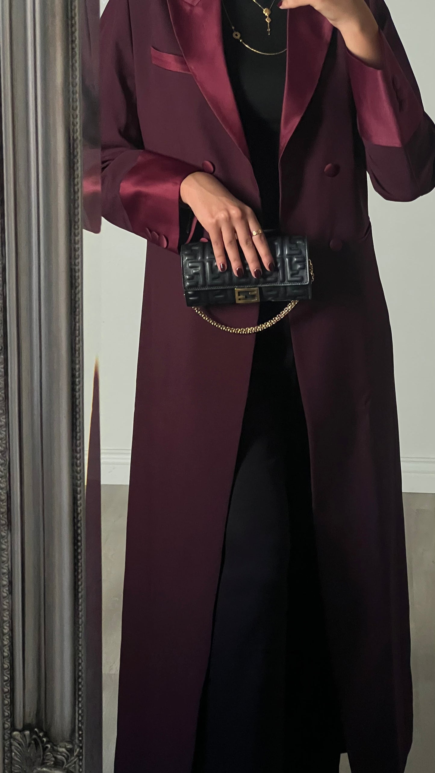 Burgandy blazer 161