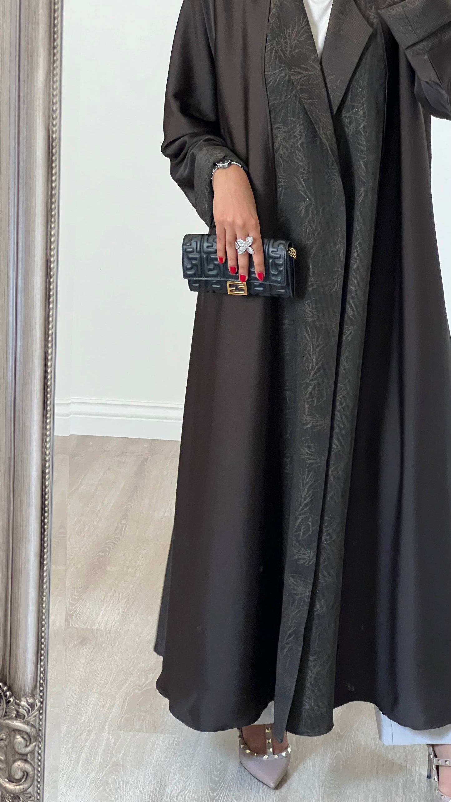 Dark brown abaya