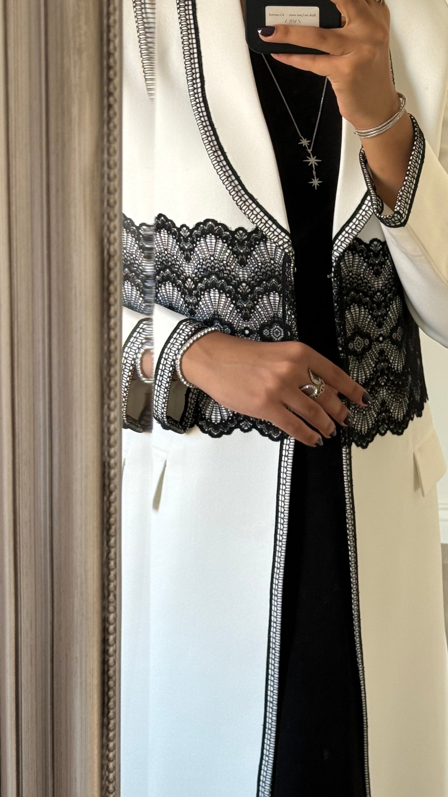 White Noir Lace