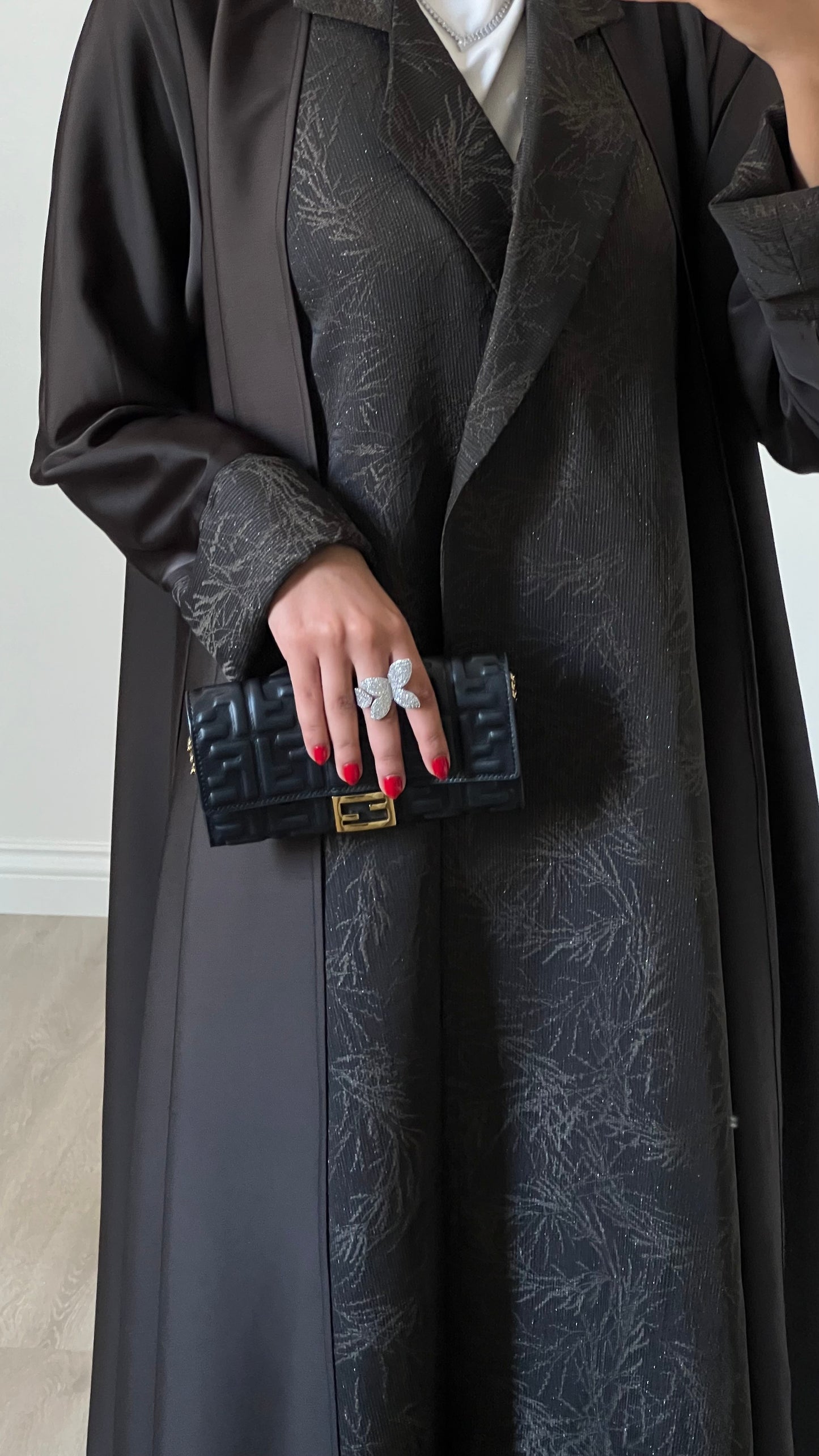 Dark brown abaya