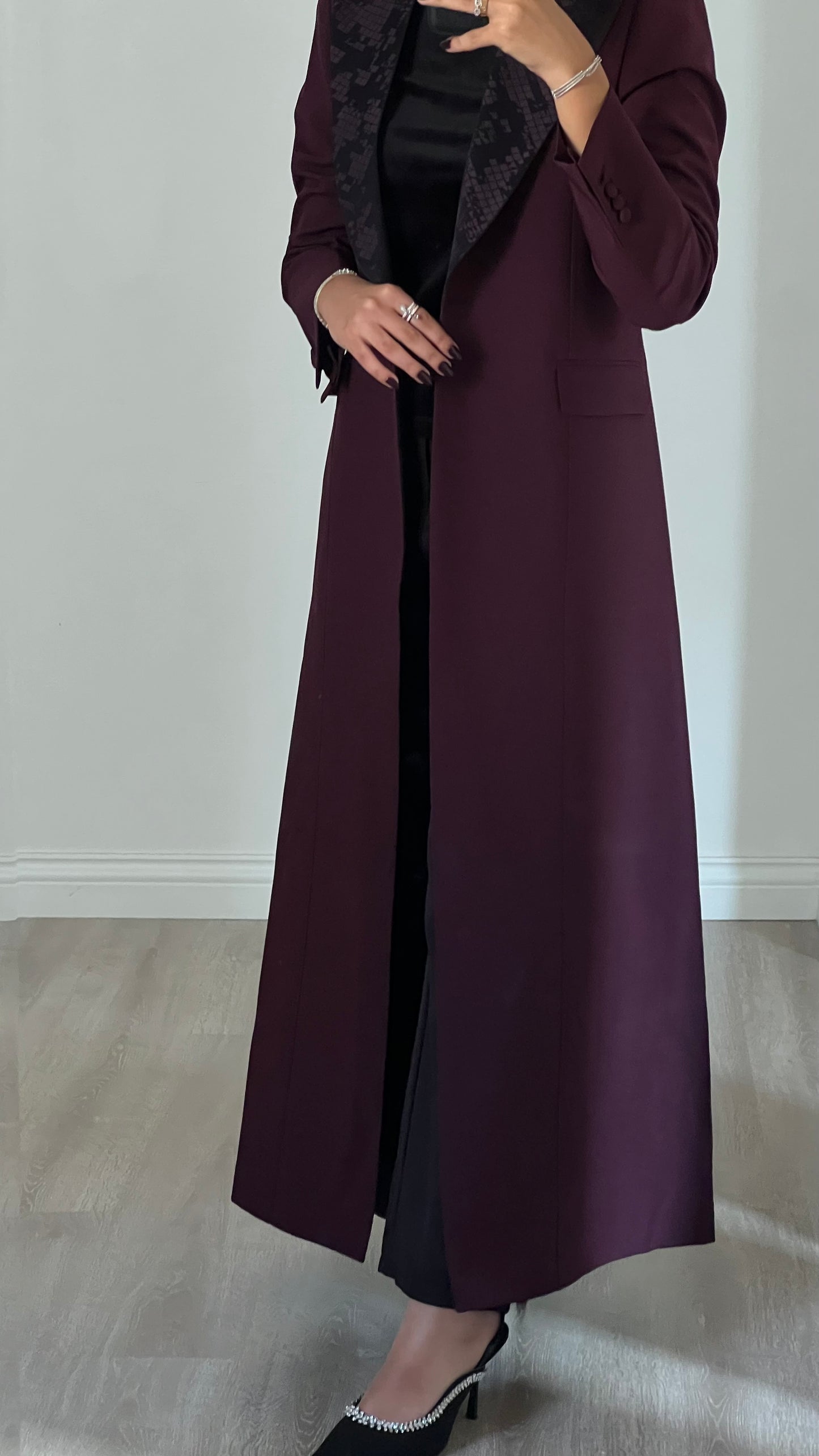 Dream blazer in burgundy