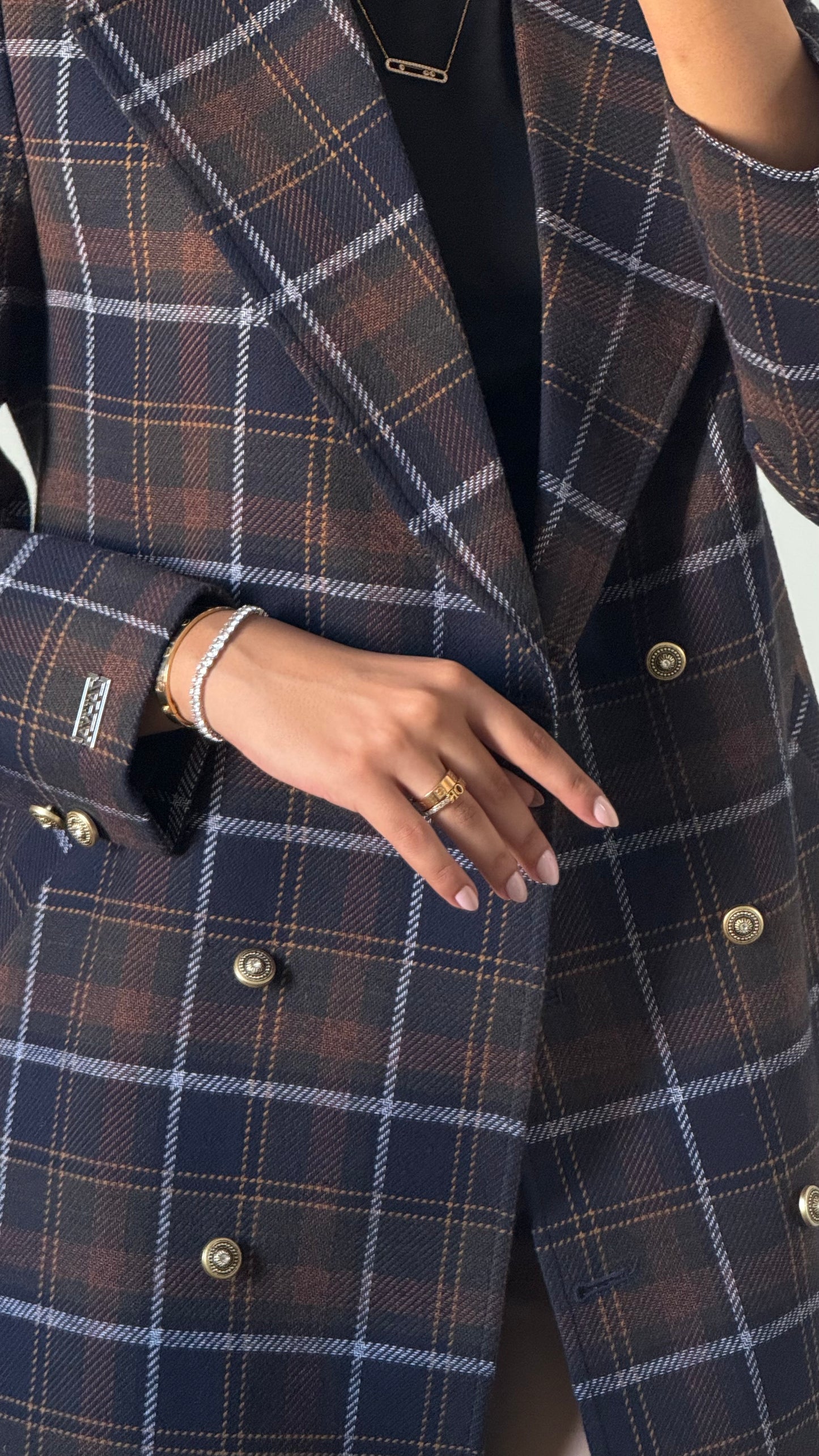 Heritage Check Coat