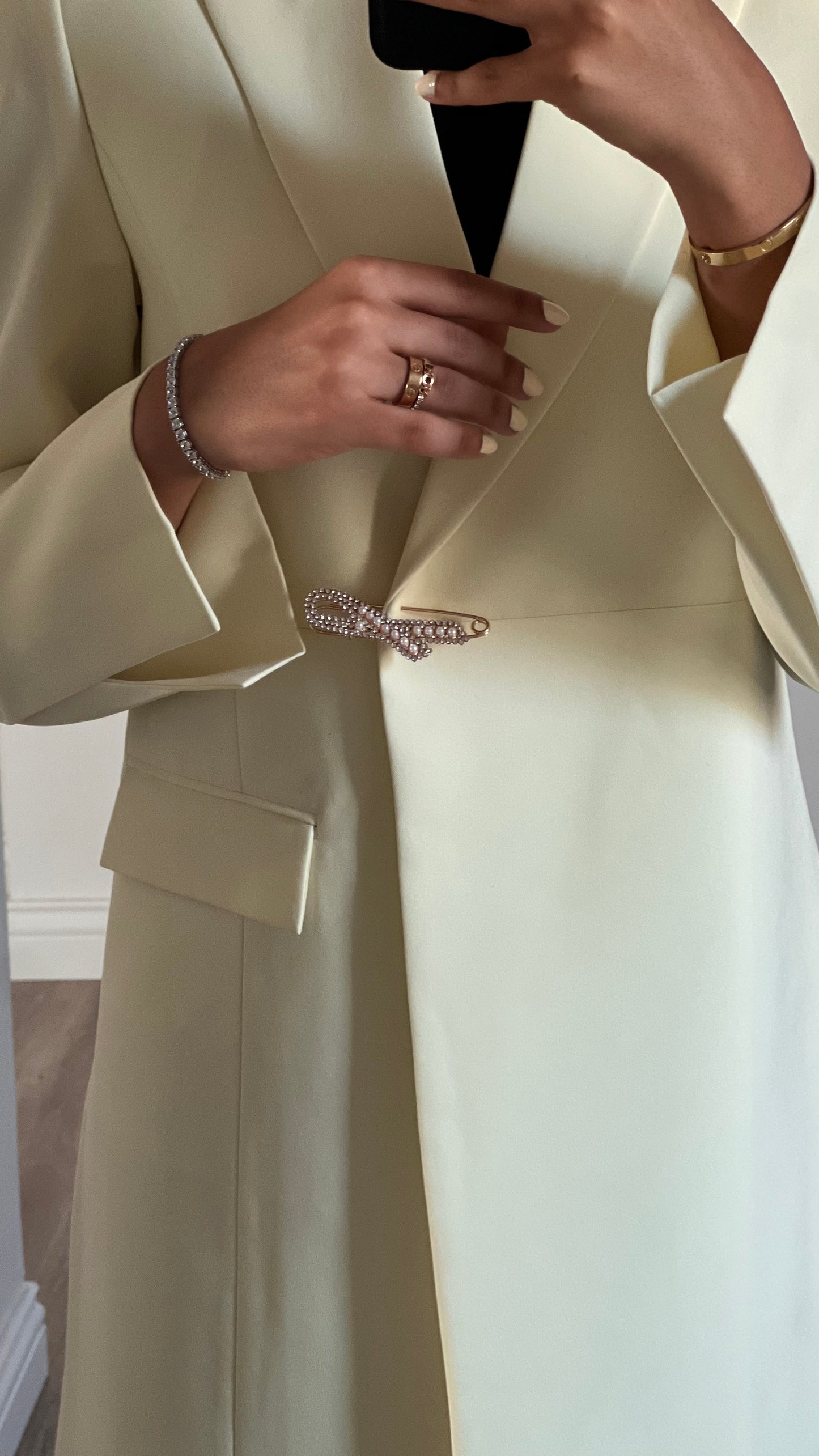 Butter yellow blazer