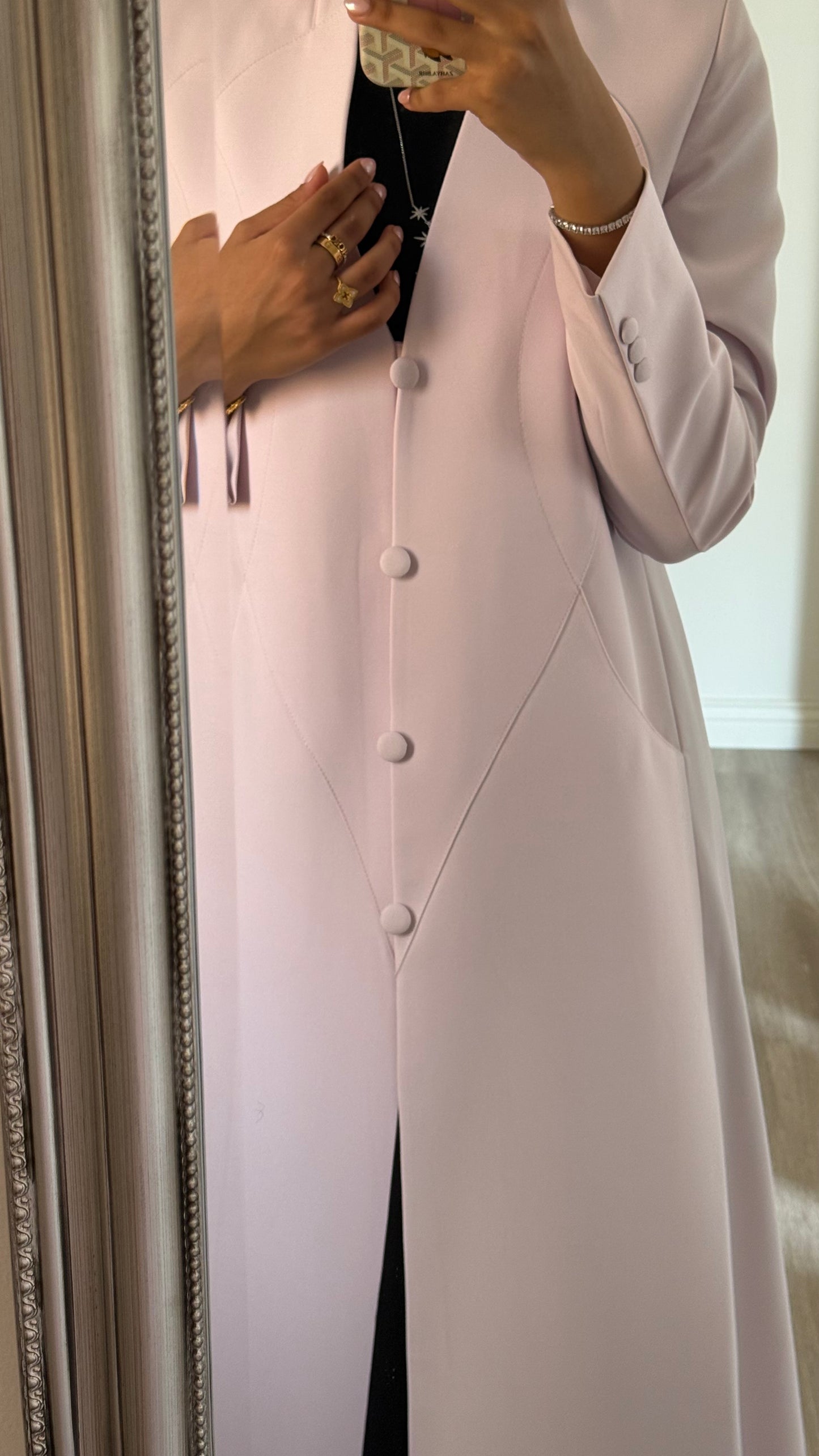 Blush blazer