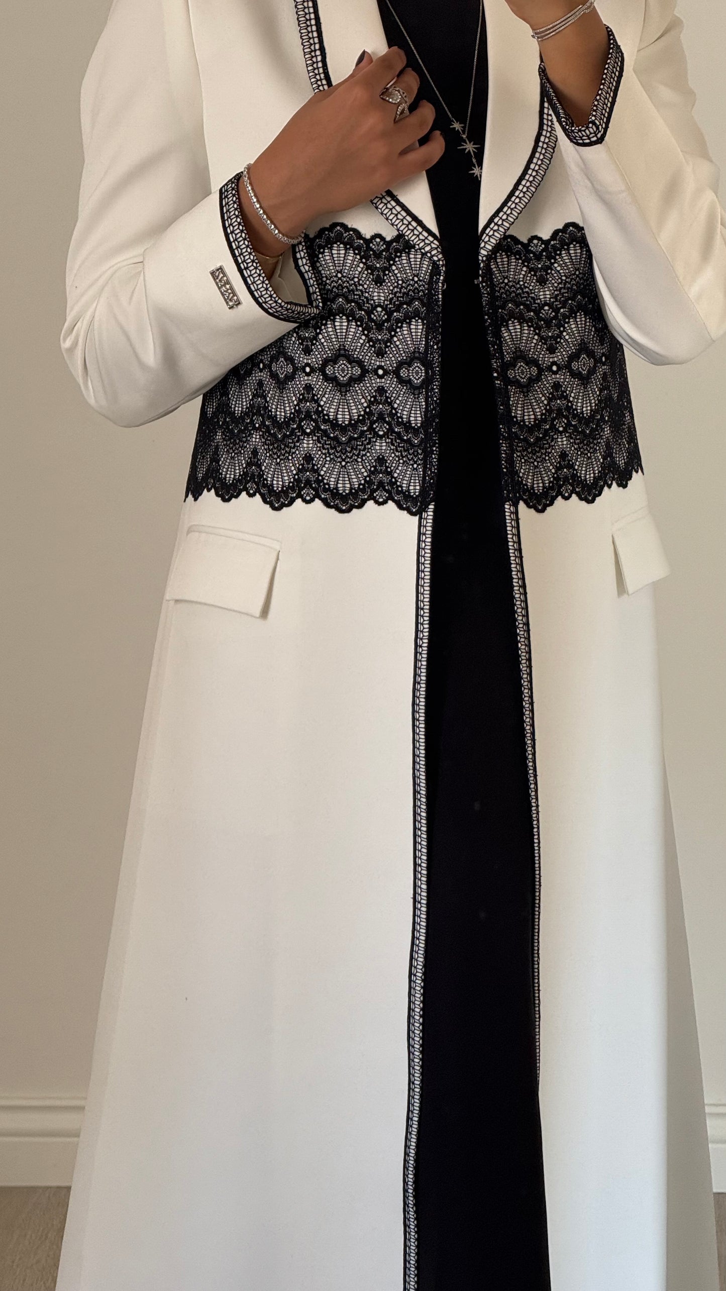 White Noir Lace