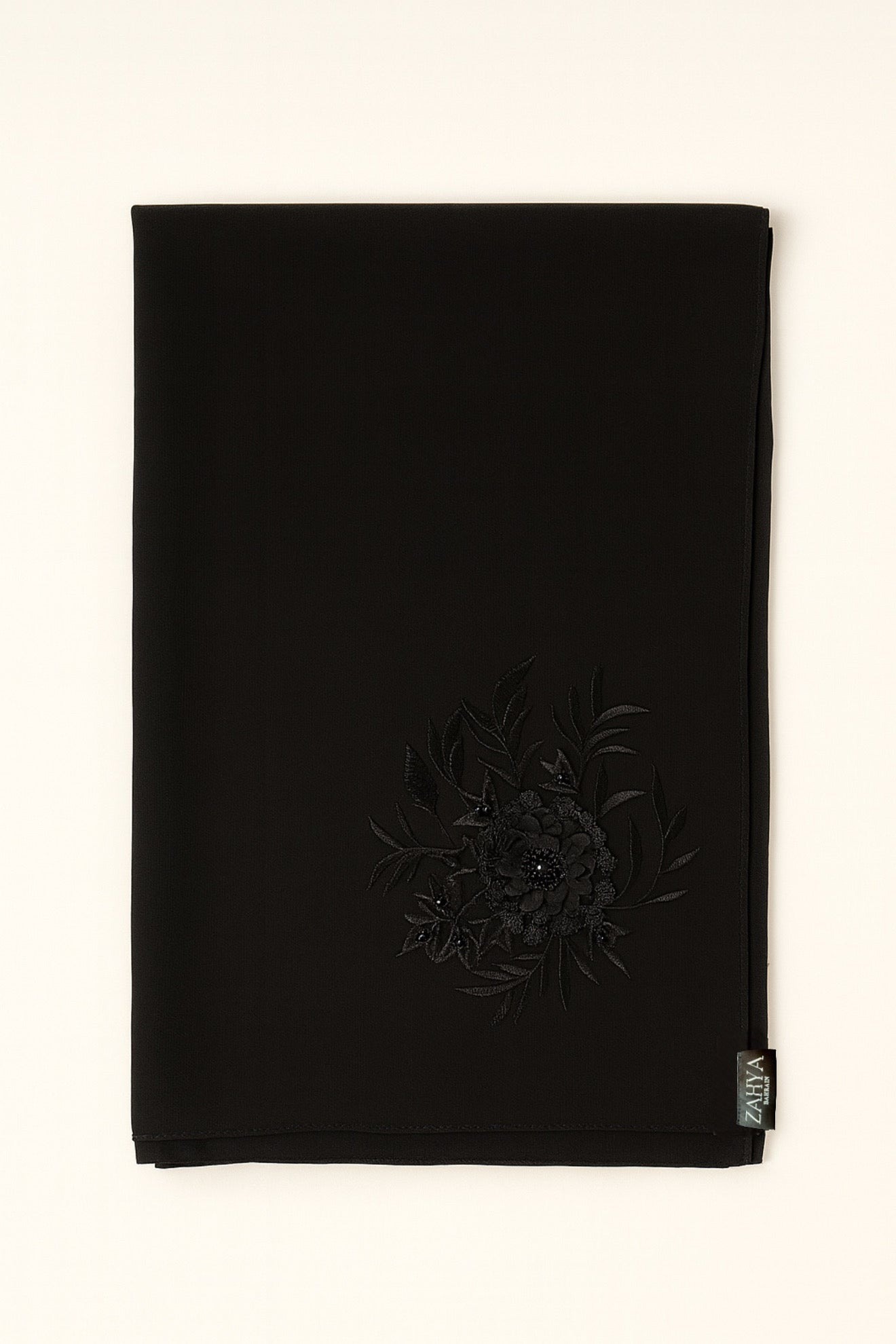 Noir Bloom abaya
