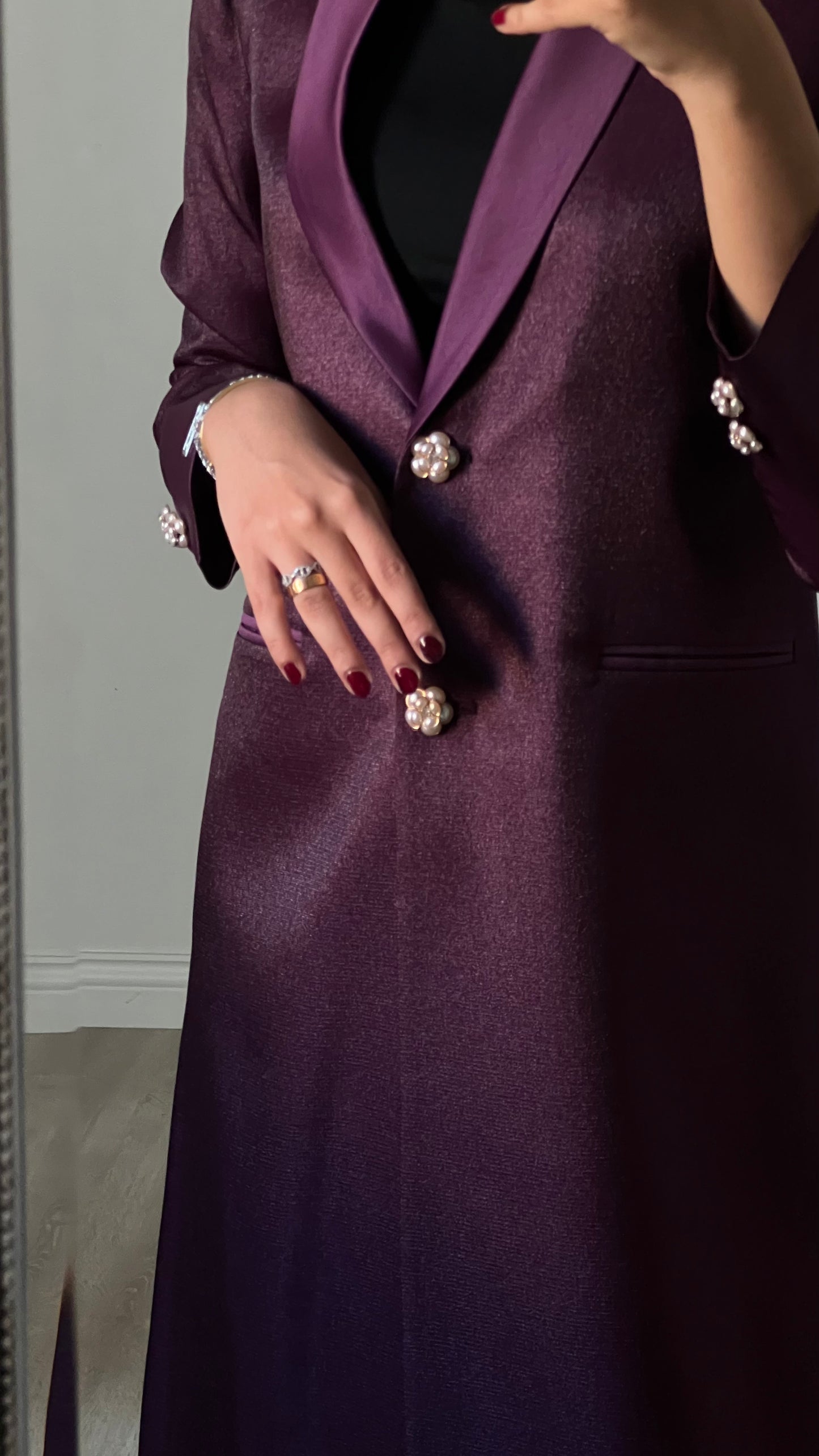 Glamour in dark purple
