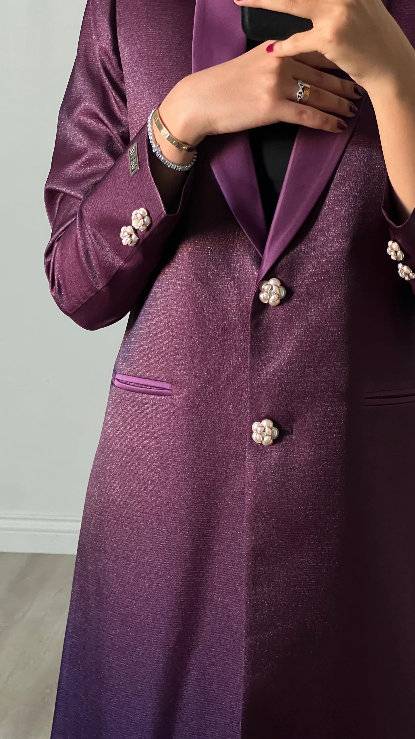 Glamour in dark purple