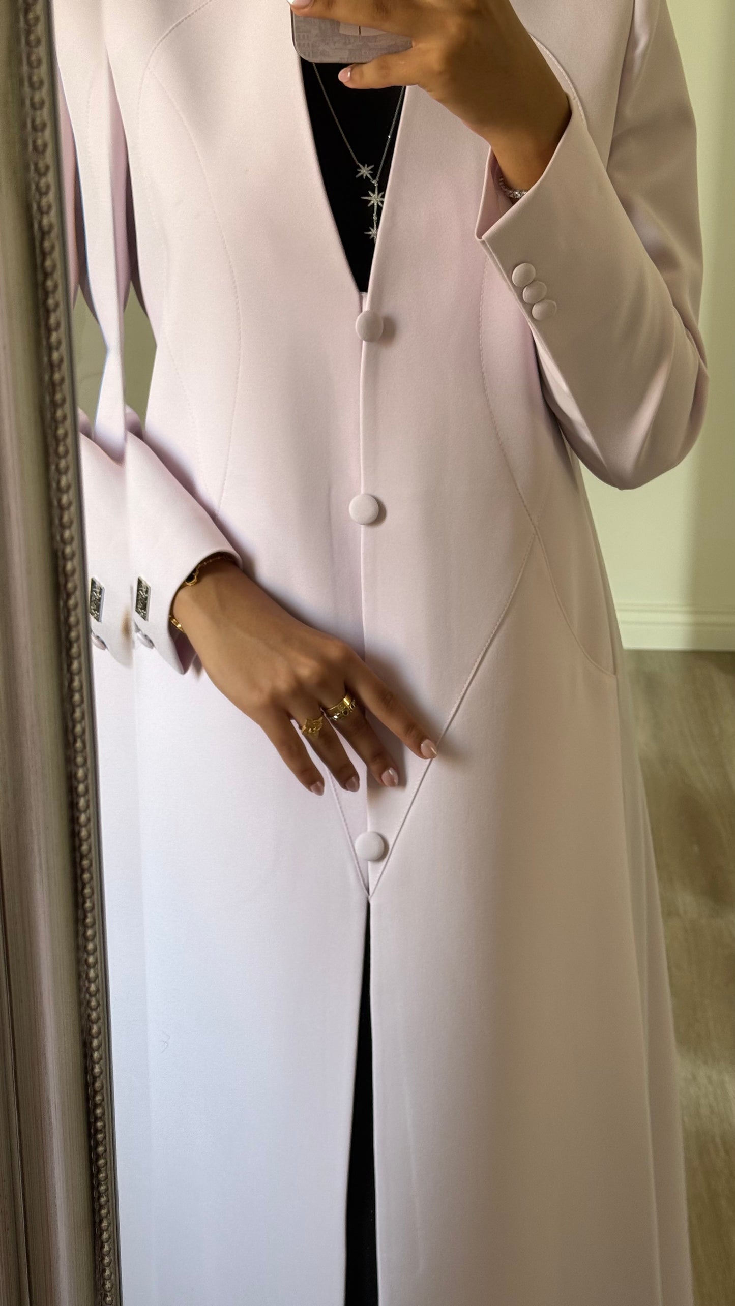 Blush blazer