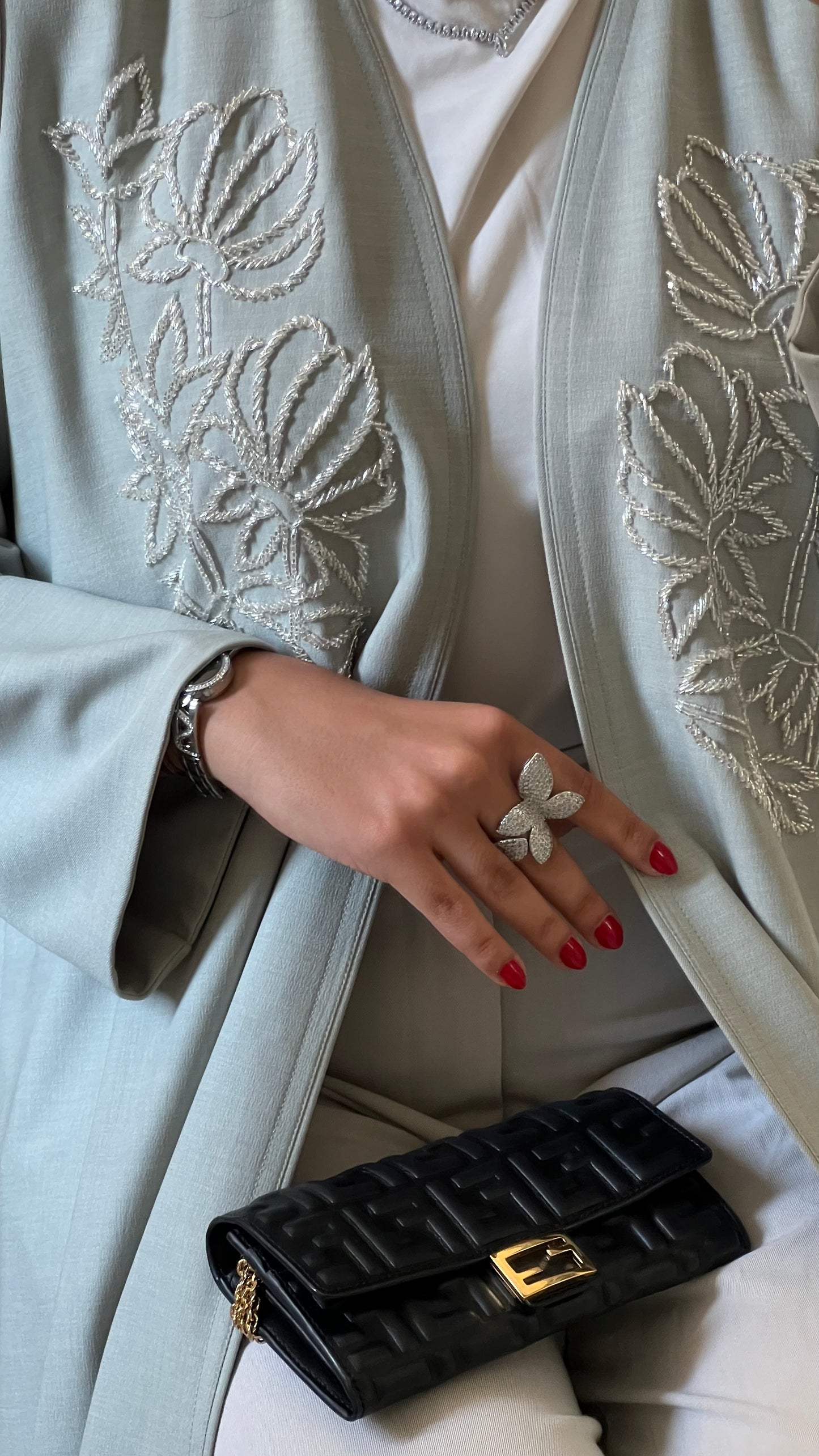 Emerald abaya