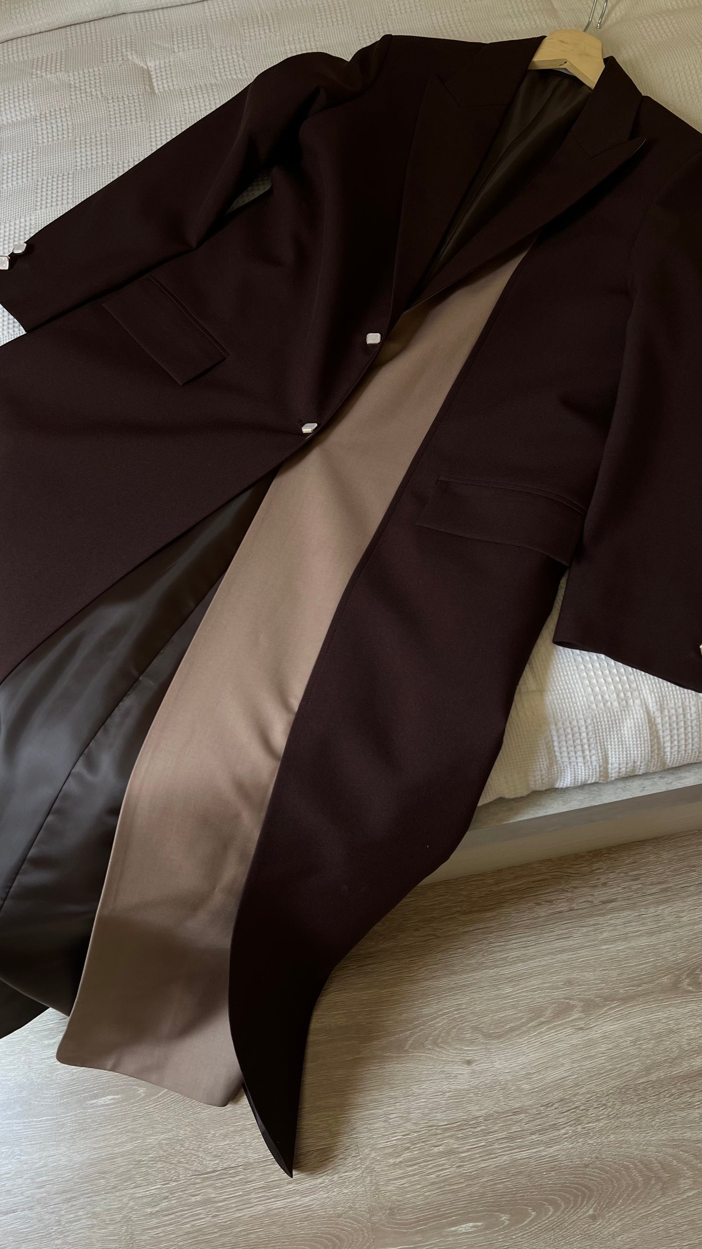 Brown 92 & light brown blazer