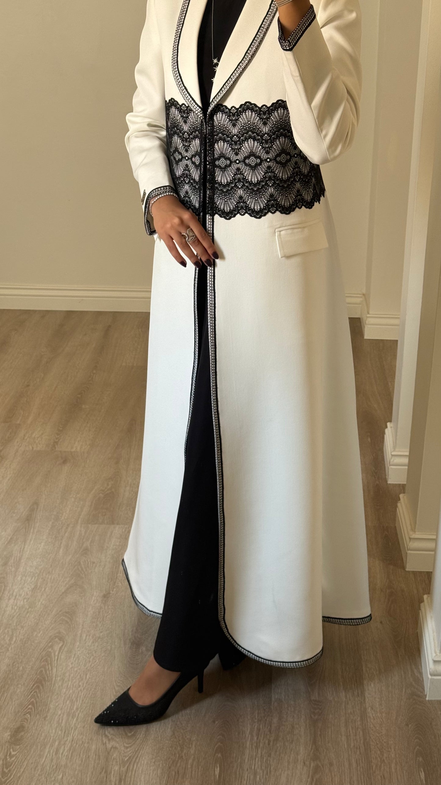 White Noir Lace
