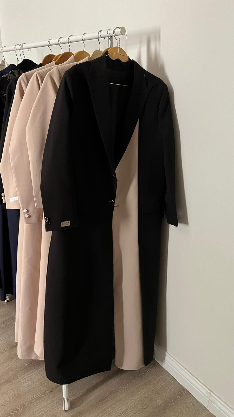 blazer in black & beige ( fawri )