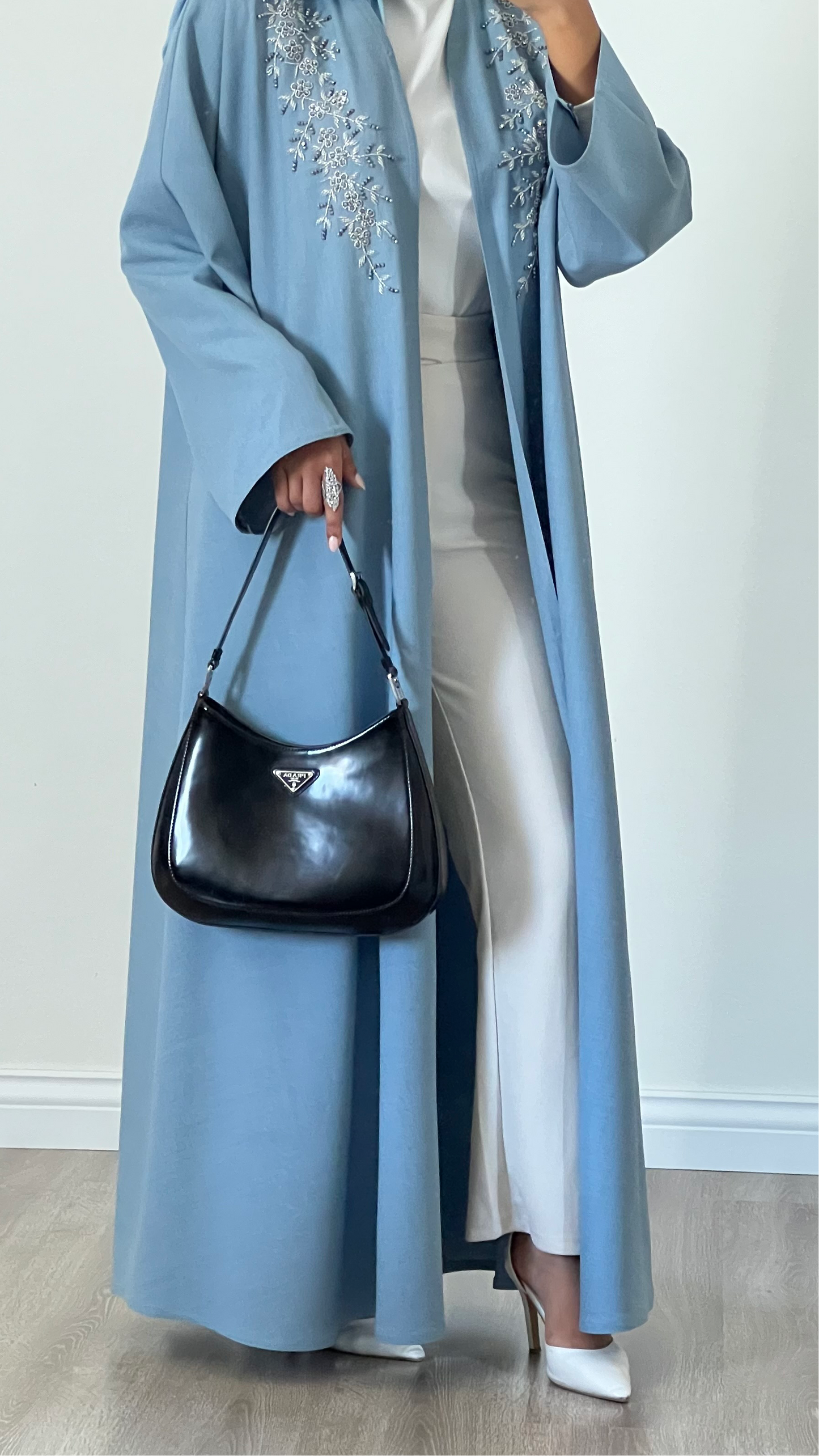 Blue abaya