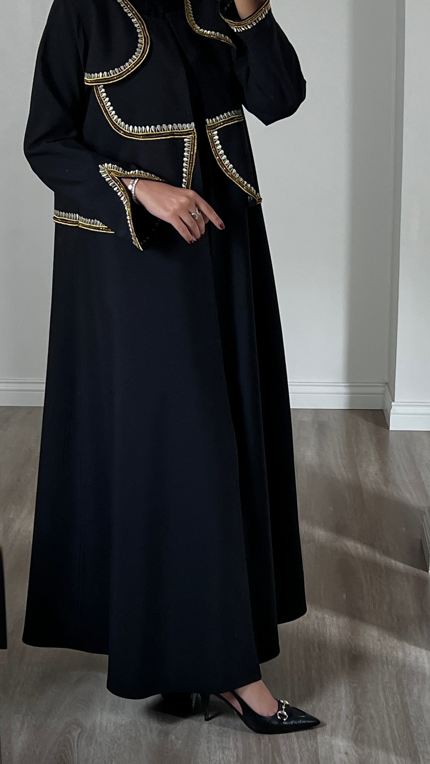 Golden abaya