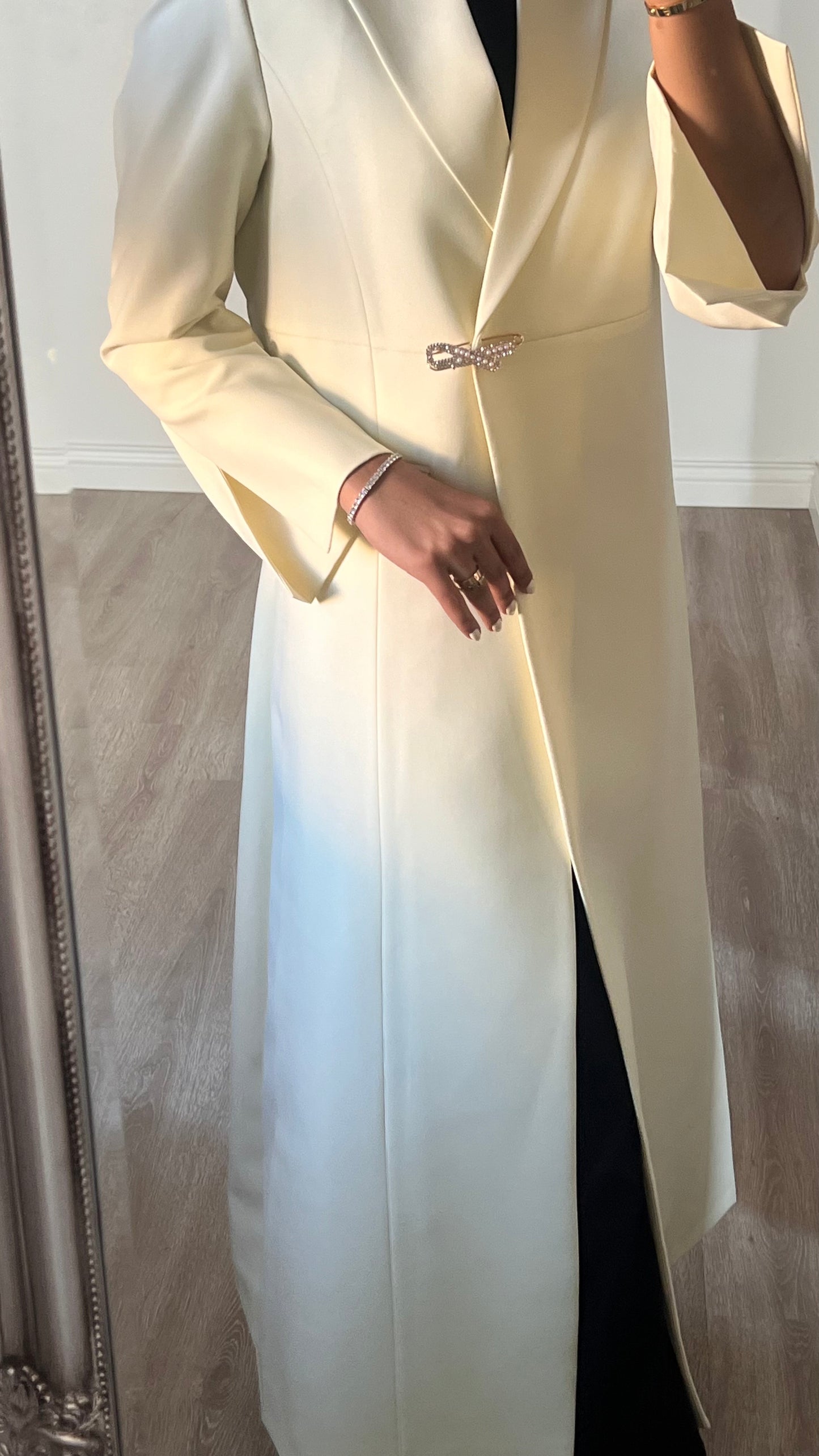 Butter yellow blazer