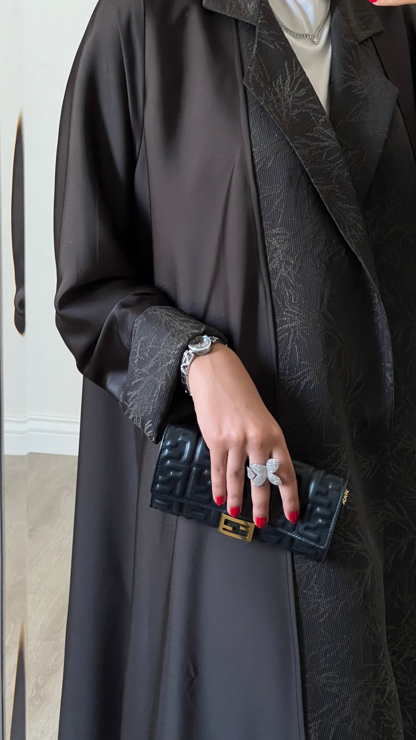 Dark brown abaya