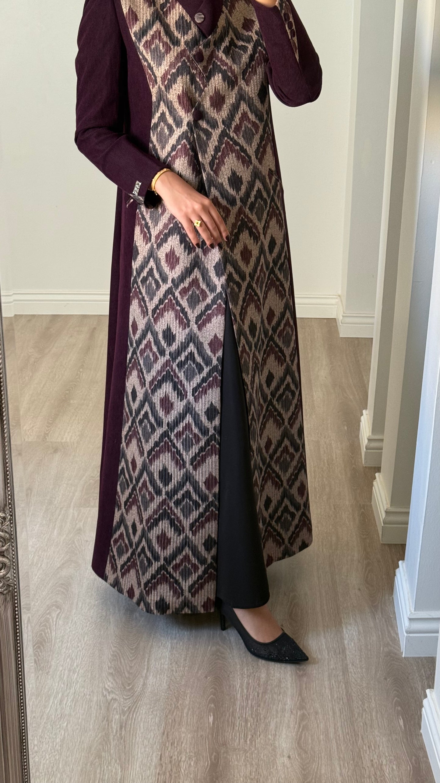 ikat winter blazer ( fawri )