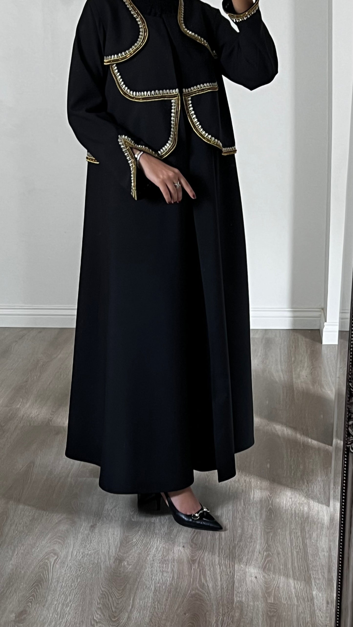 Golden abaya