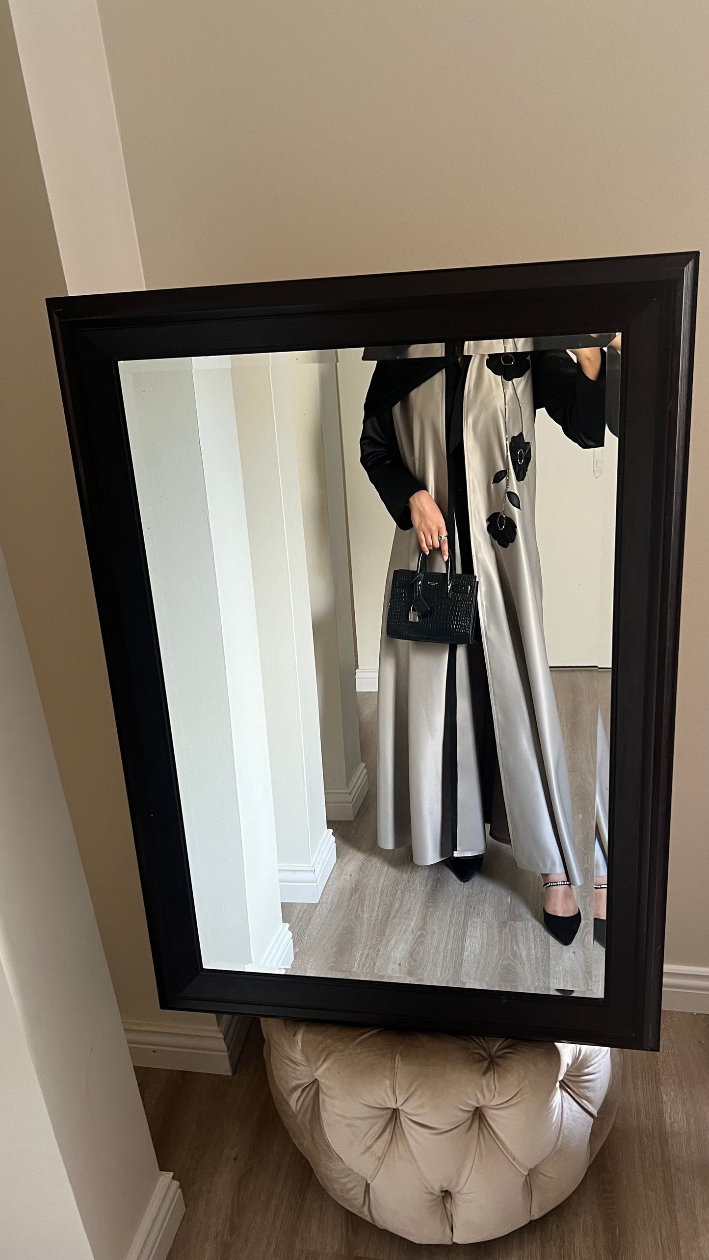 Abaya بقماش تفته