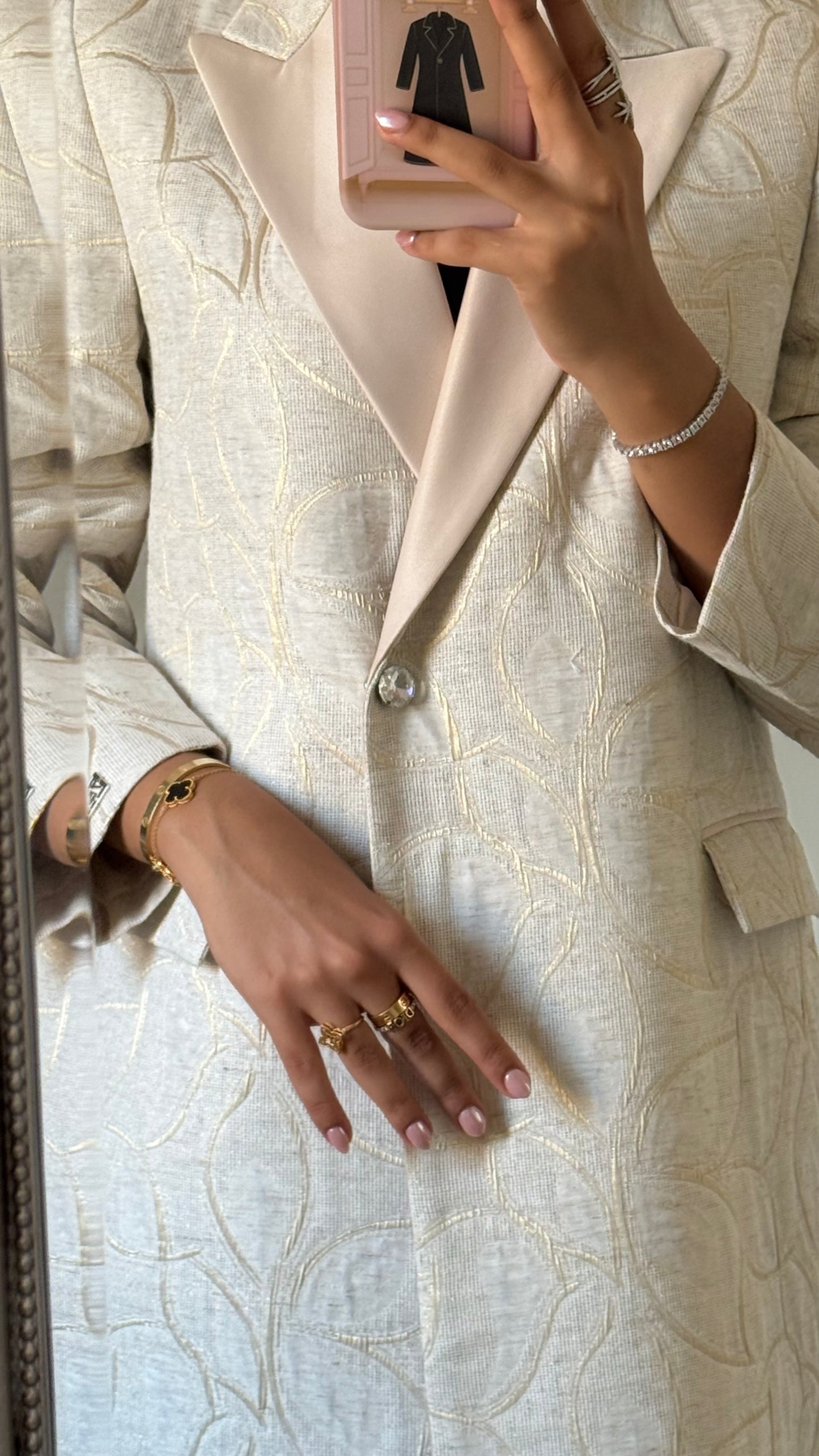 Golden Leaf Jacquard