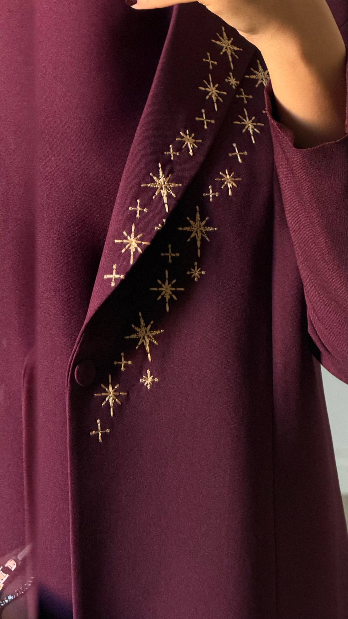 Burgundy Stars Blazer ✦ - Fall 26