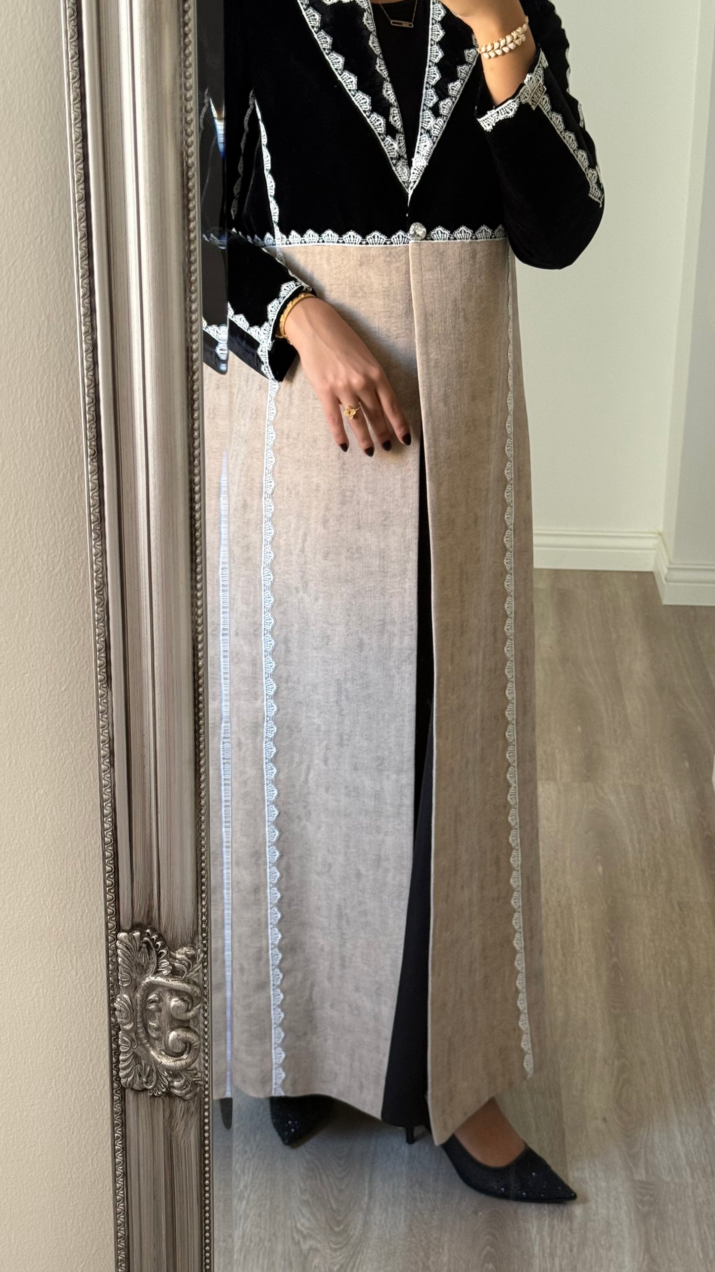 Velvet Lace winter blazer