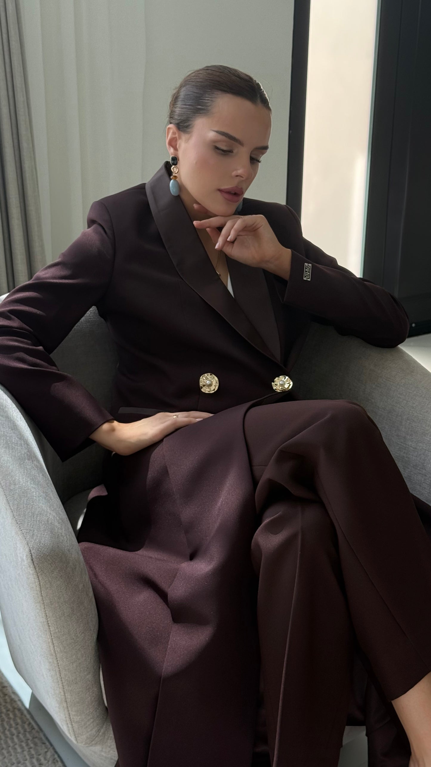 Espresso blazer ( fawri )