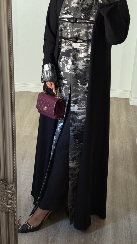 Noir Jacquard Abaya