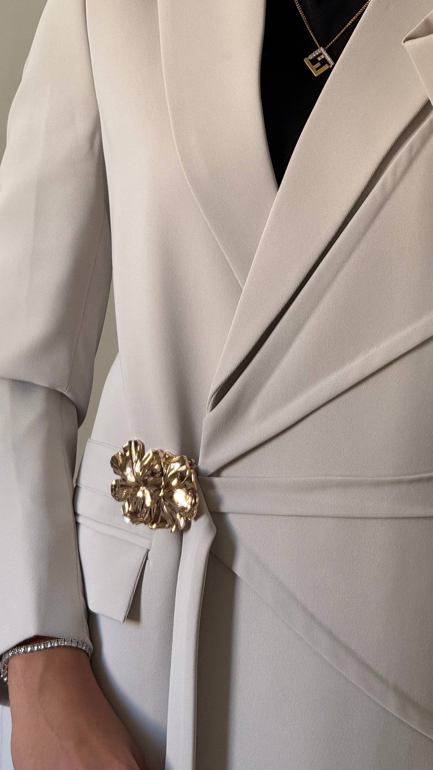 Golden Bloom - Powder Blue