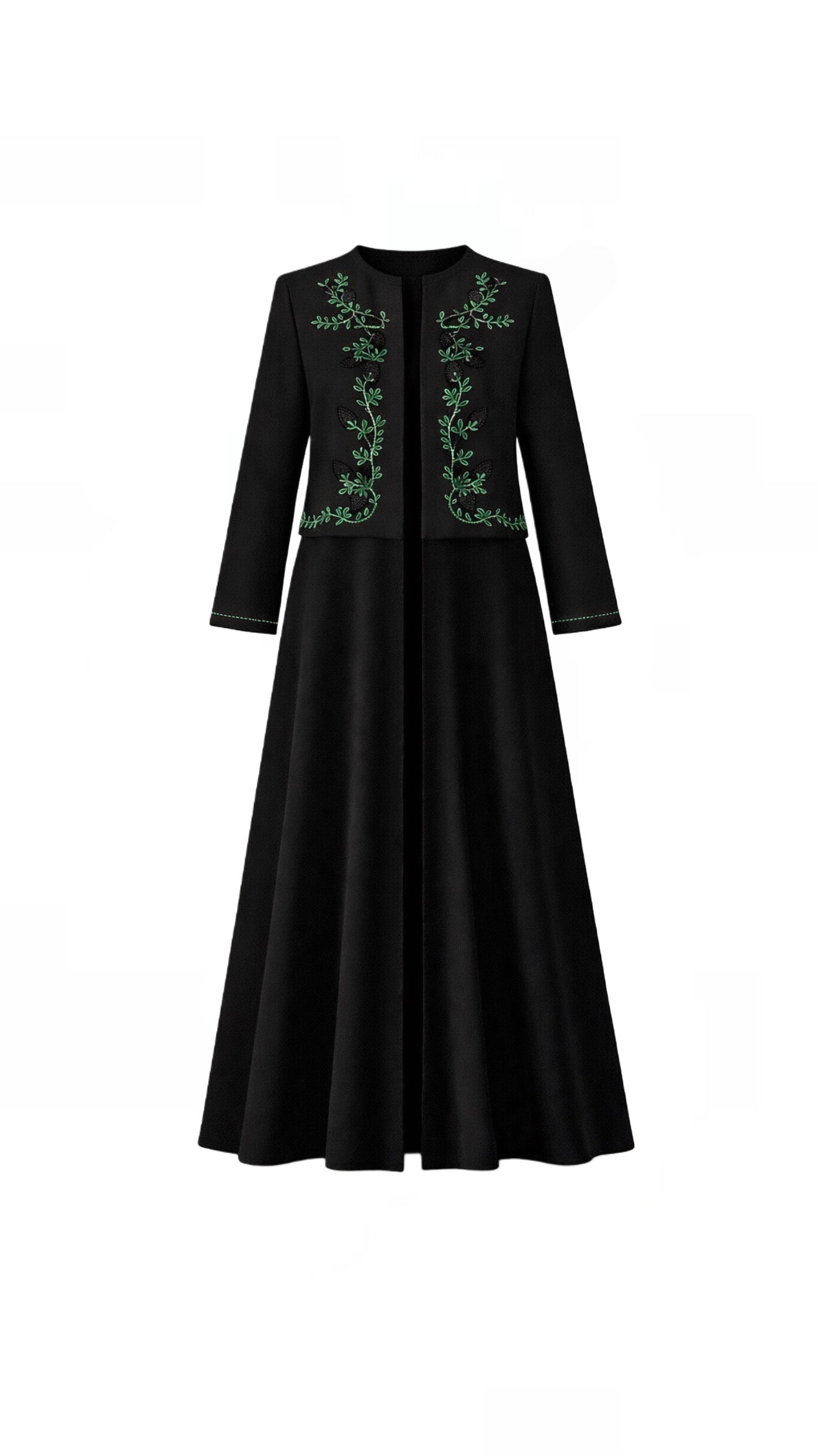 Noir Ornaments – Bloom abaya