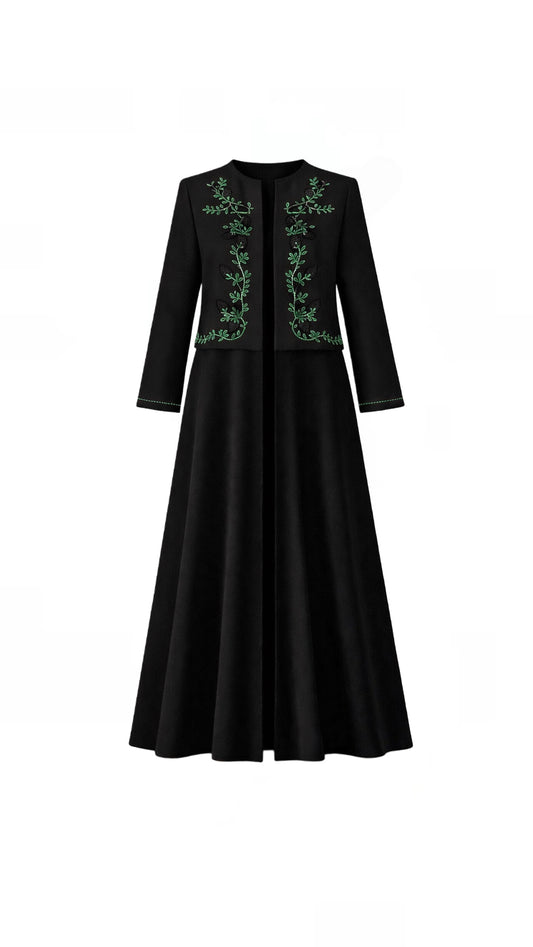 Noir Ornaments – Bloom abaya