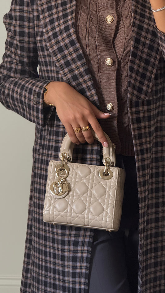 Heritage Check Coat -Brown