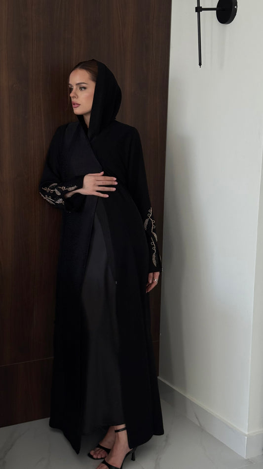 Celine Black Abaya