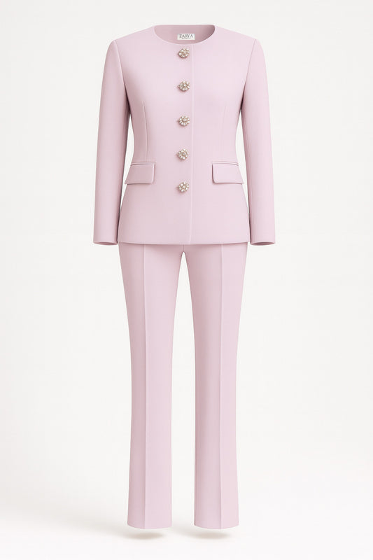 Pink blazer Set