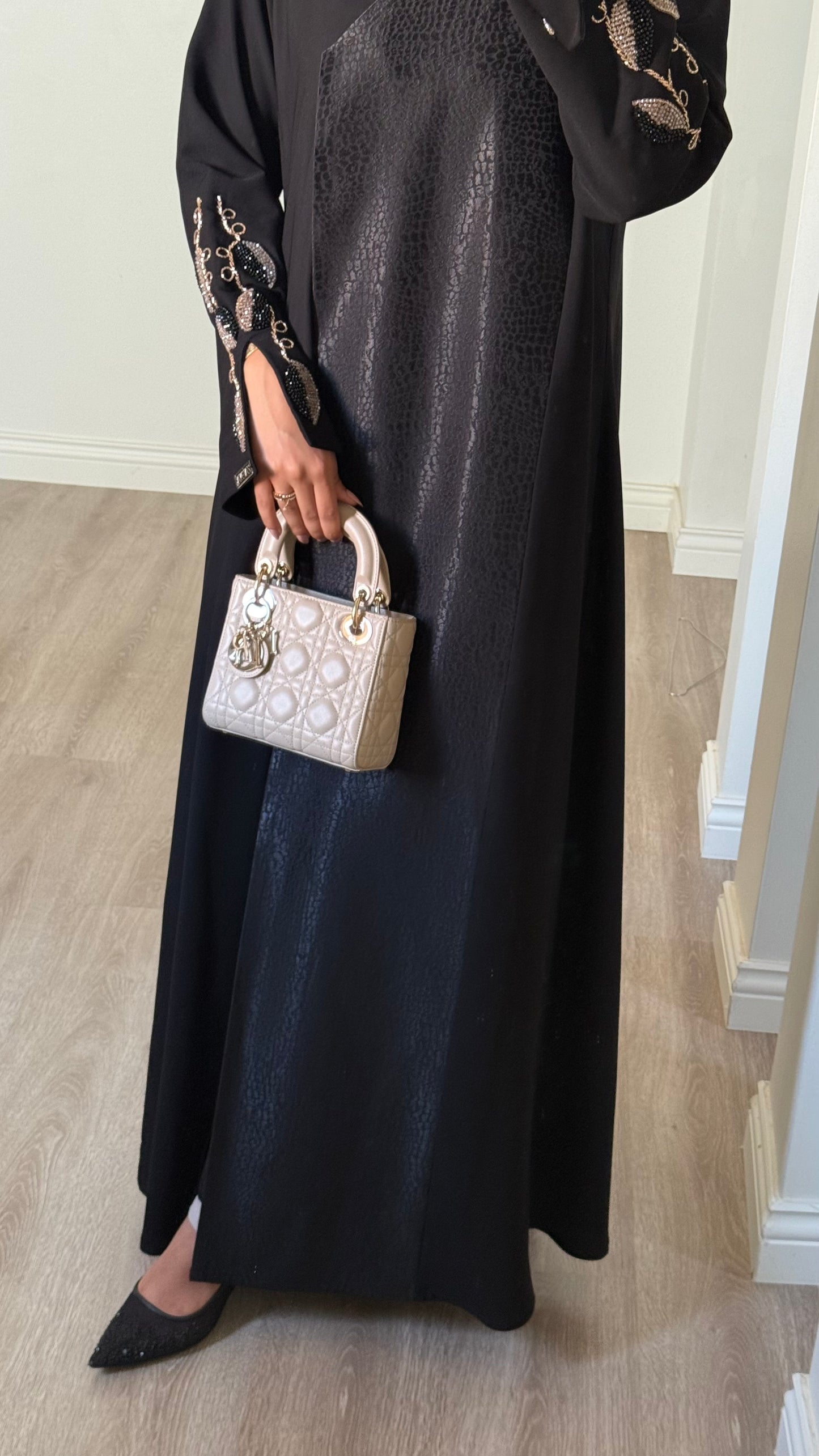 Celine Black Abaya