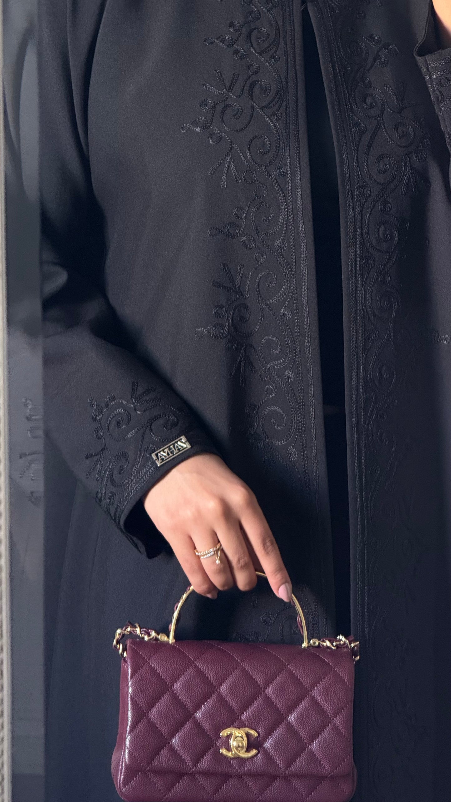 Aveline black Abaya