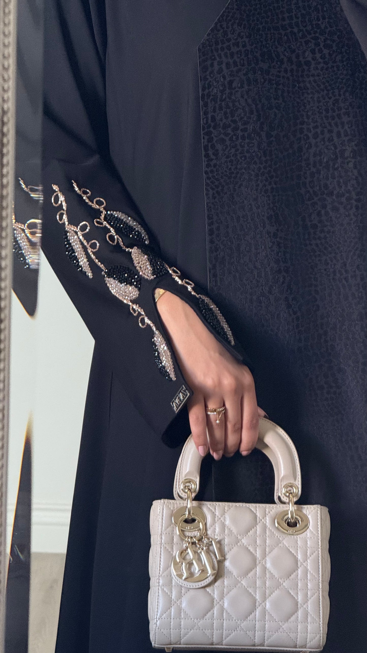 Celine Black Abaya