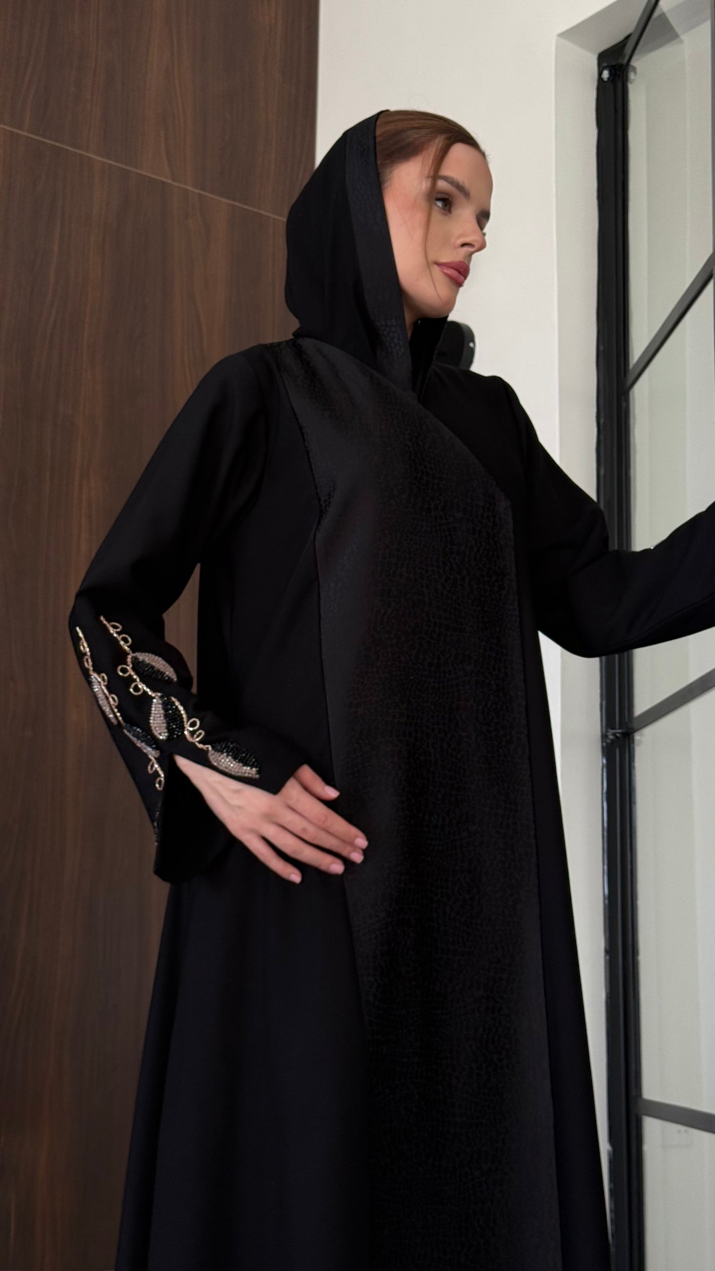 Celine Black Abaya