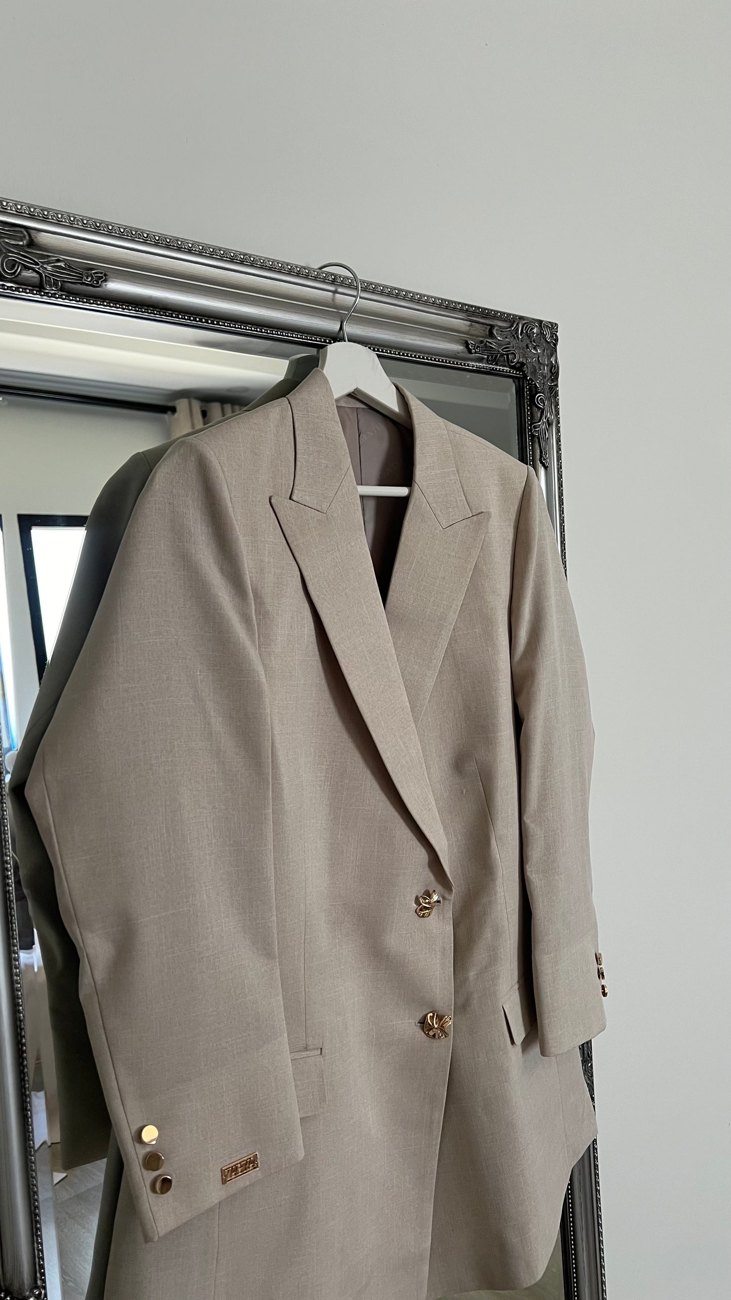 3 piece linen suit