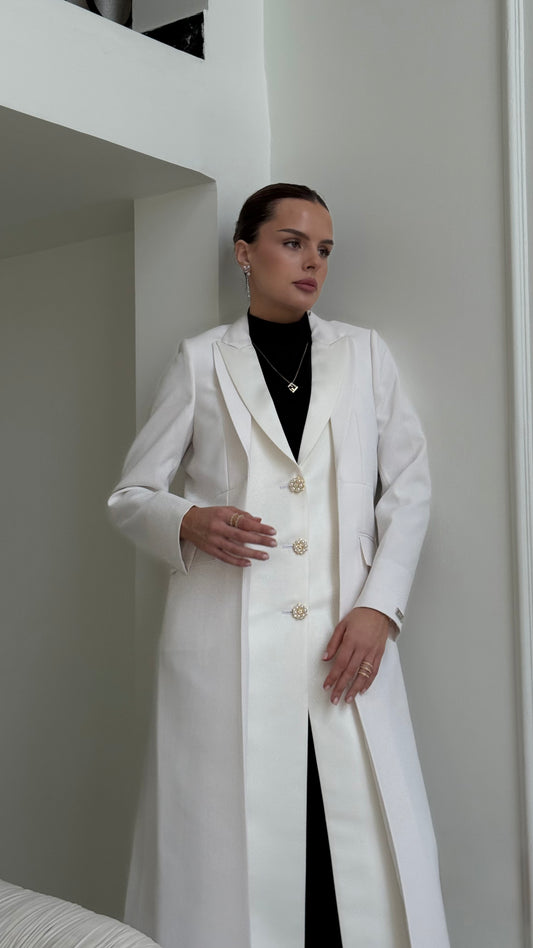 Pearl white Blazer