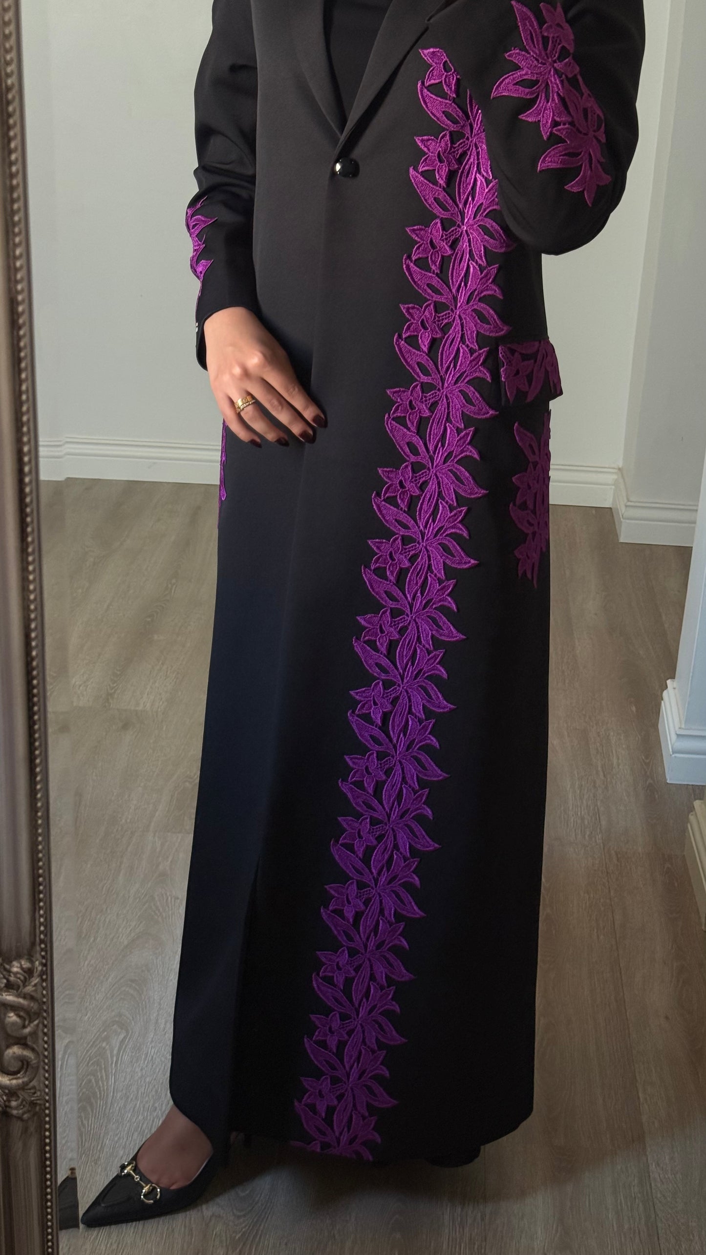Floral lace - Violet